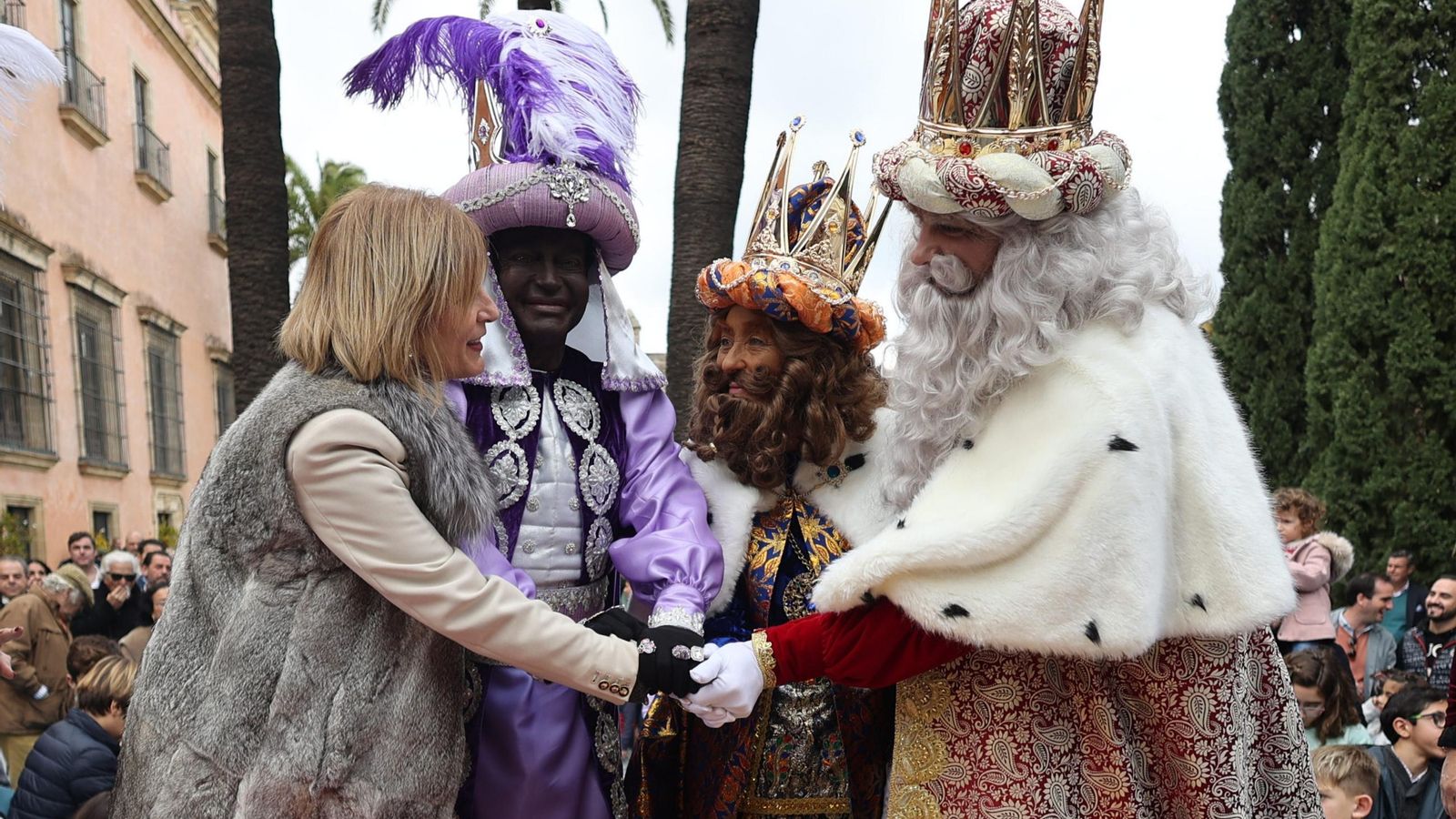 Coronación de los Reyes Magos de Jerez en el Alcázar