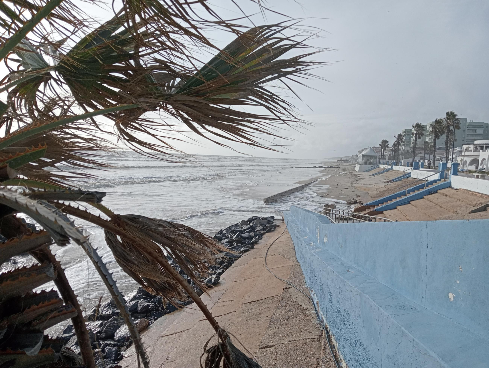 Imágenes de la playa de Matalascañas tras los últimos temporales