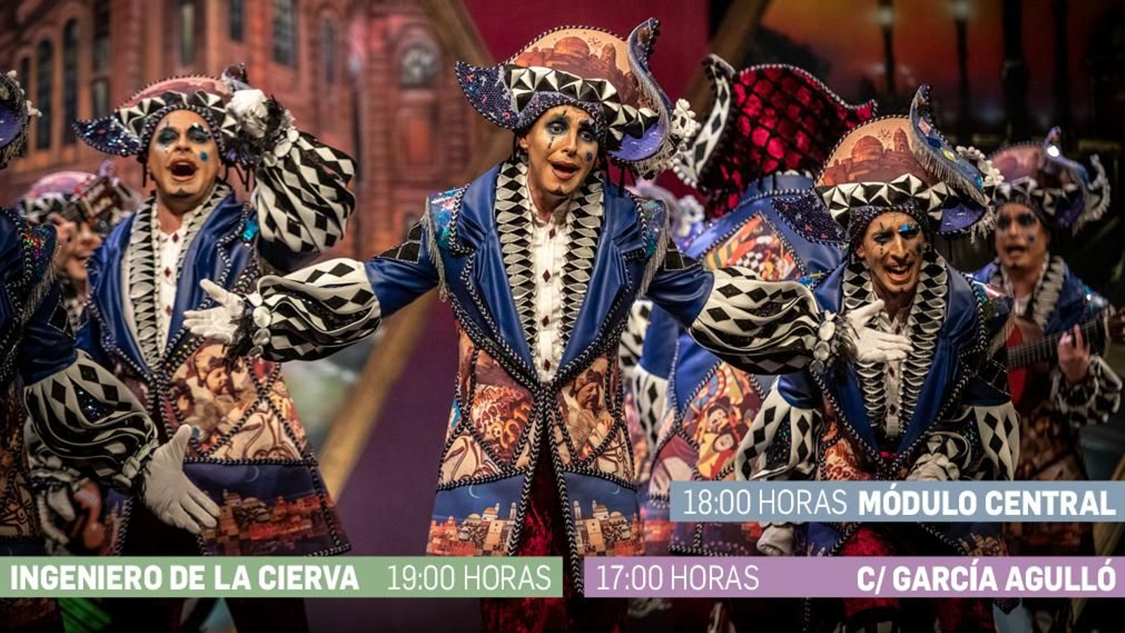 La comparsa de Juan Carlos Aragón 'La gaditaníssima'.