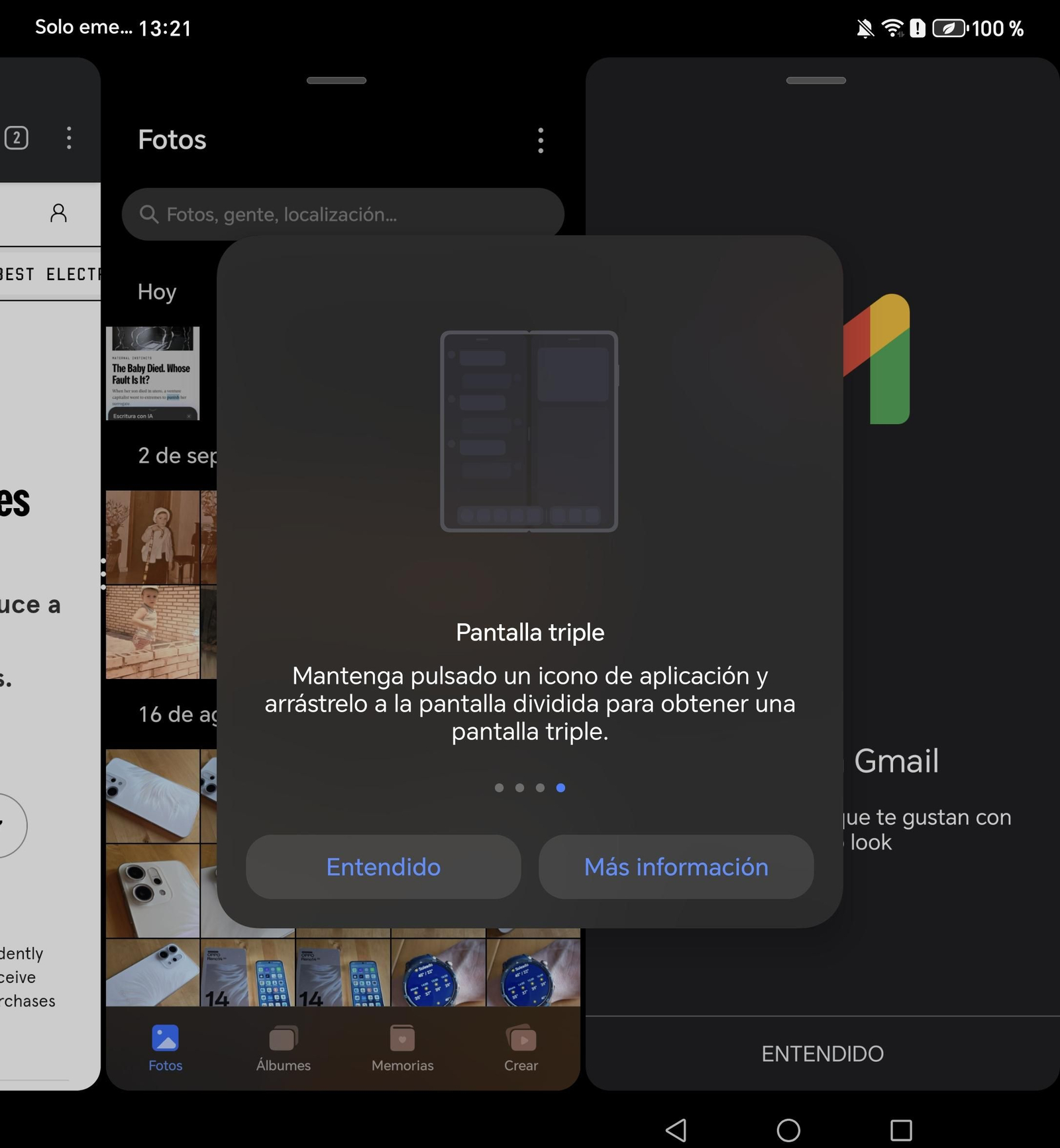 Smartphone plegable Honor Magic V5
