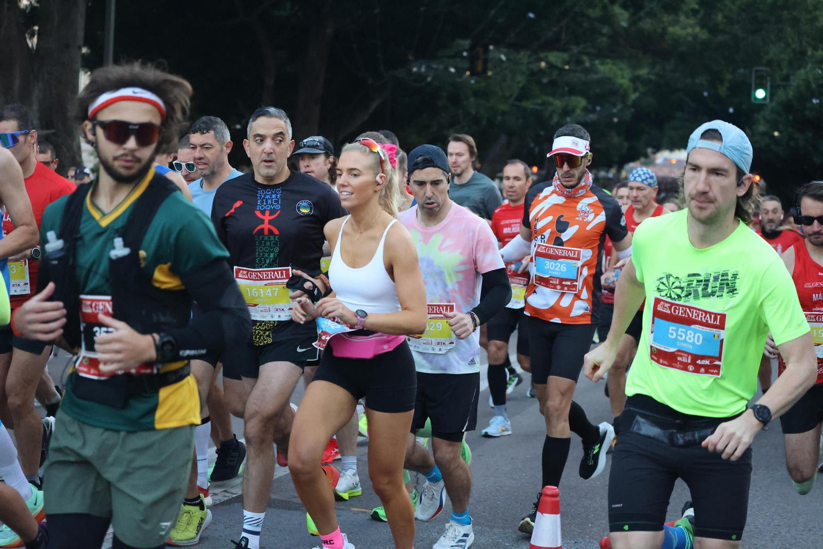 Las mejores fotos de la Maratón de Málaga 2024