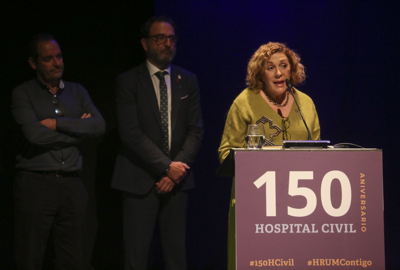 La imágenes de la celebración del 150 aniversario del Hospital Civil de Málaga