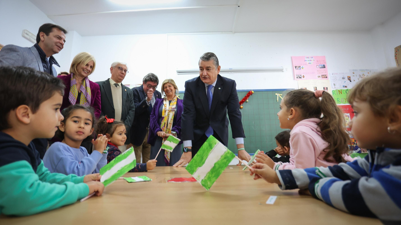 Actos por el Día de la Bandera de Andalucía en CEIP Pío XII