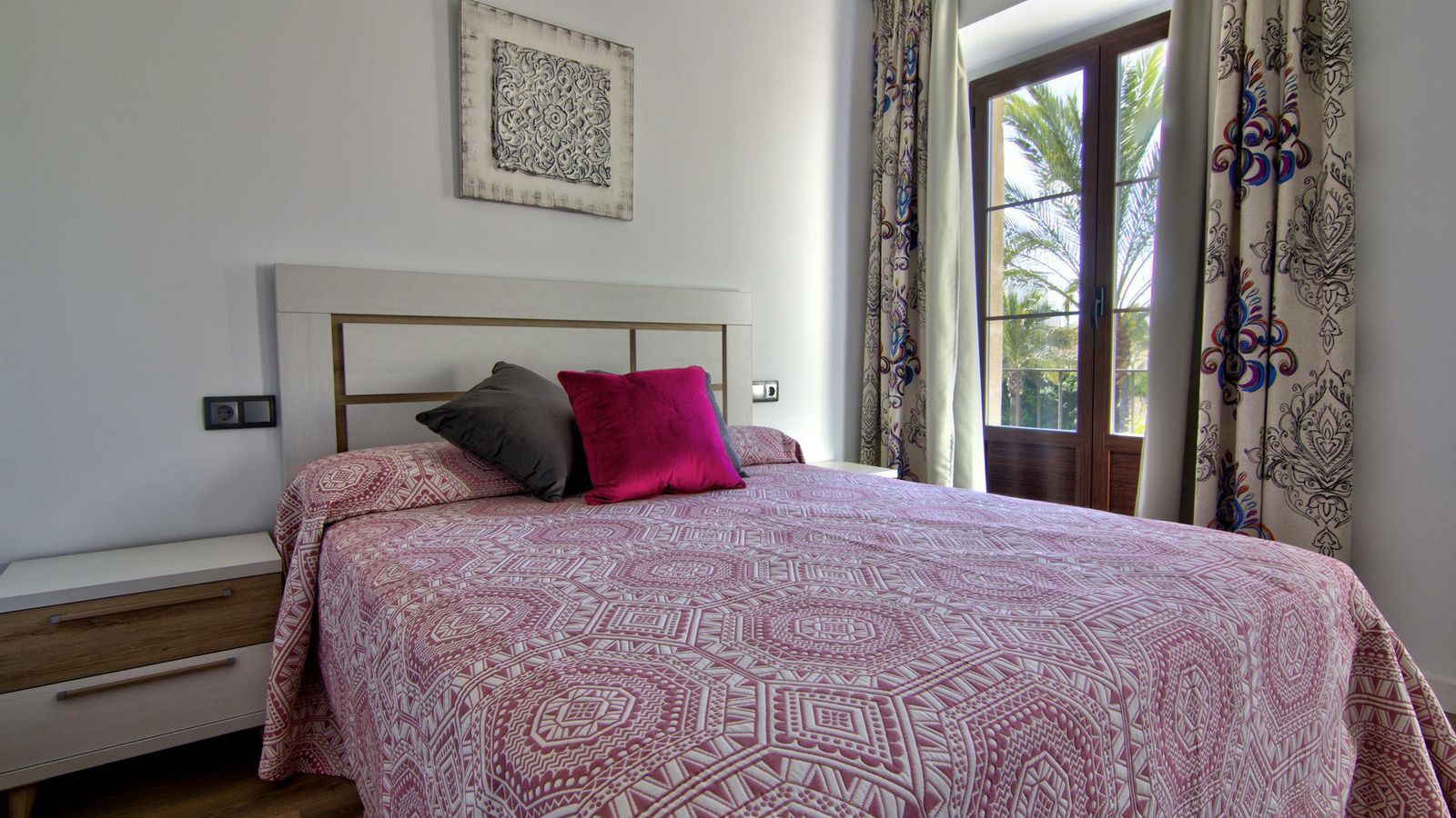 Dormitorio del apartamento ‘Cream’.