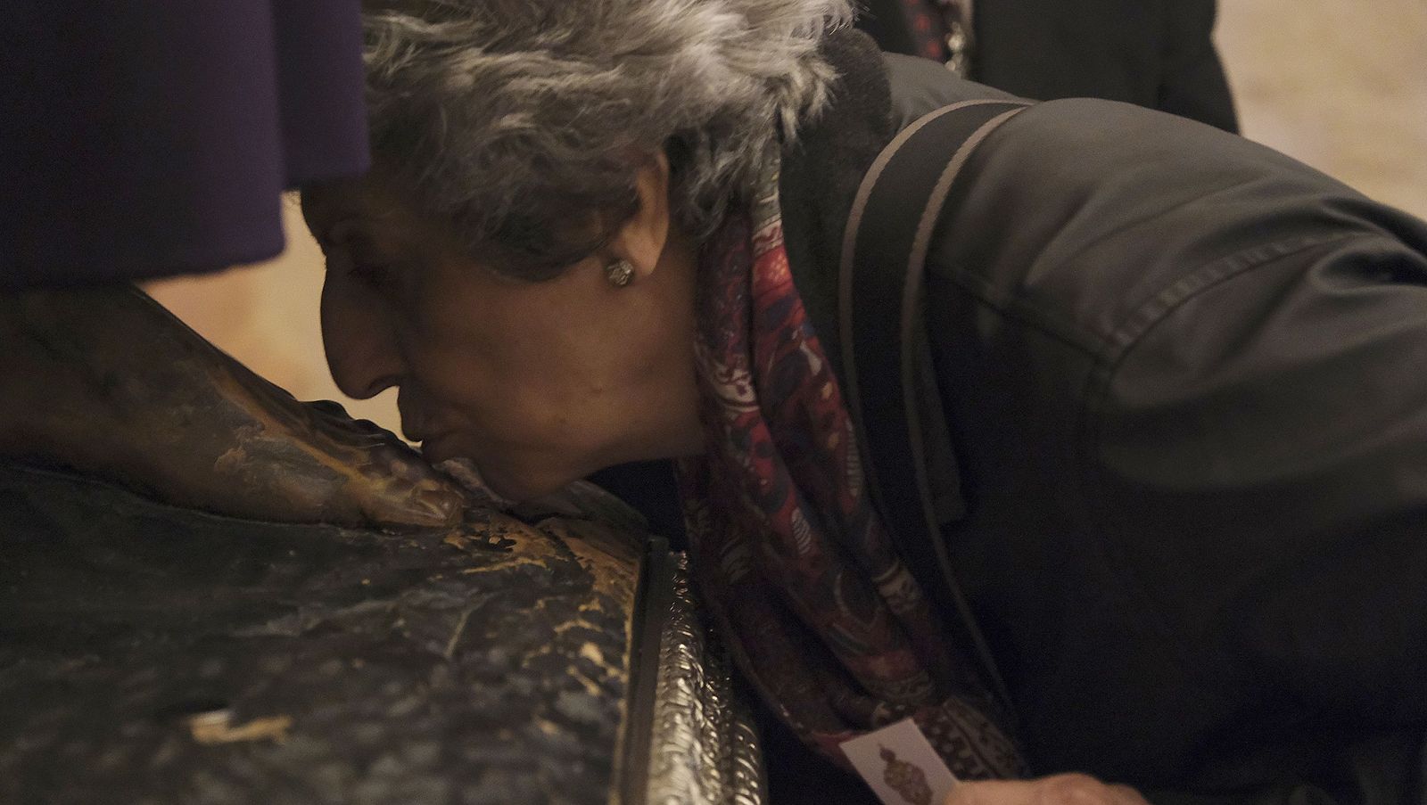 El besapiés del Cristo de Medinaceli en imágenes