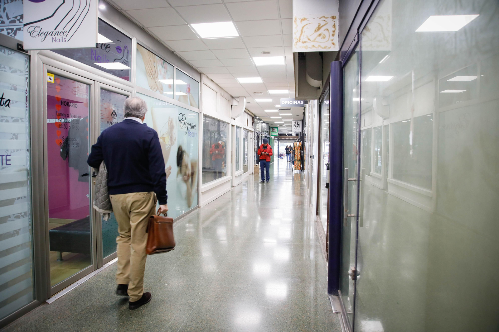 Estas son las imágenes de las galerías comerciales de la ciudad