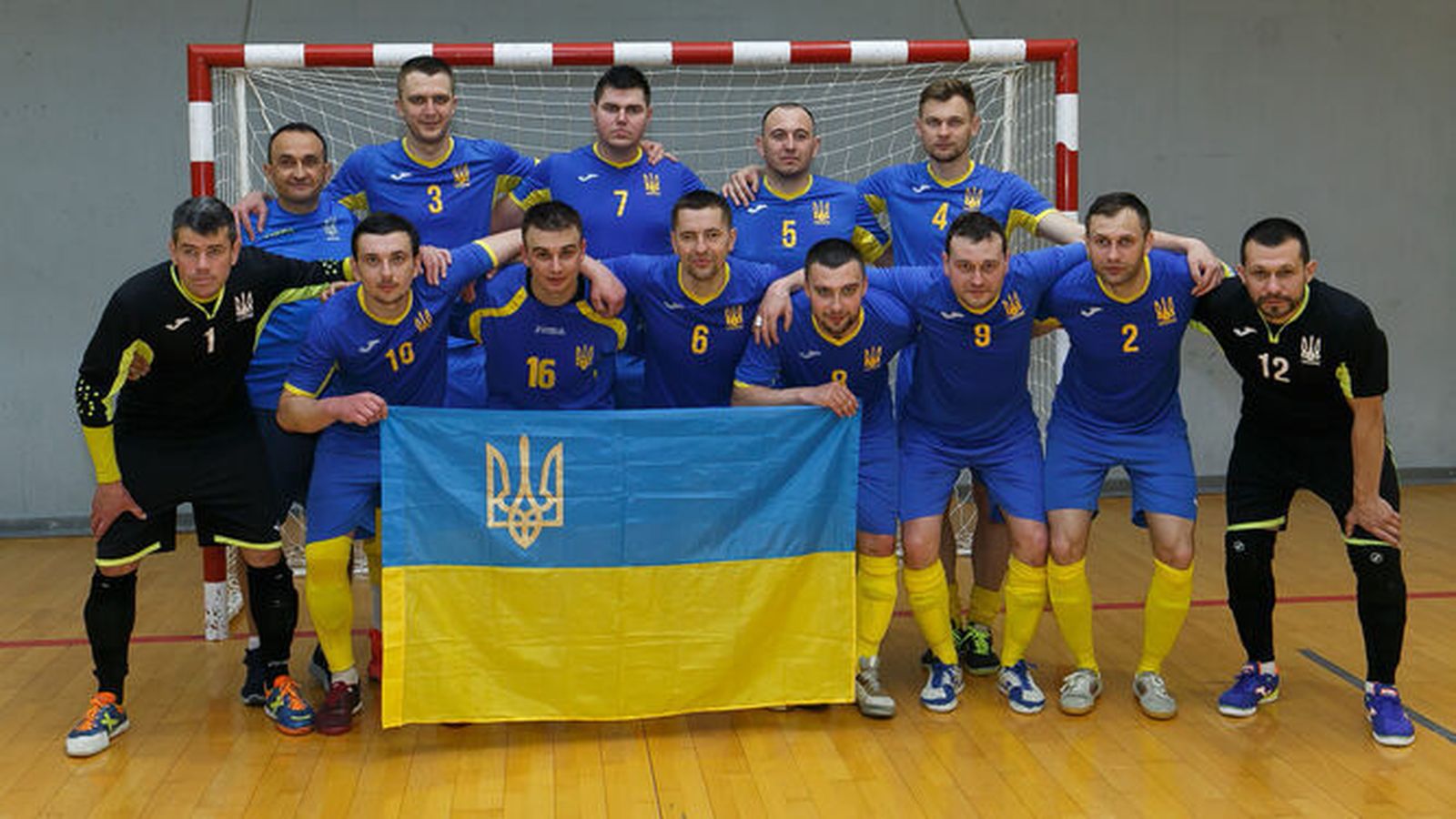La selección de Ucrania que participará en el torneo.