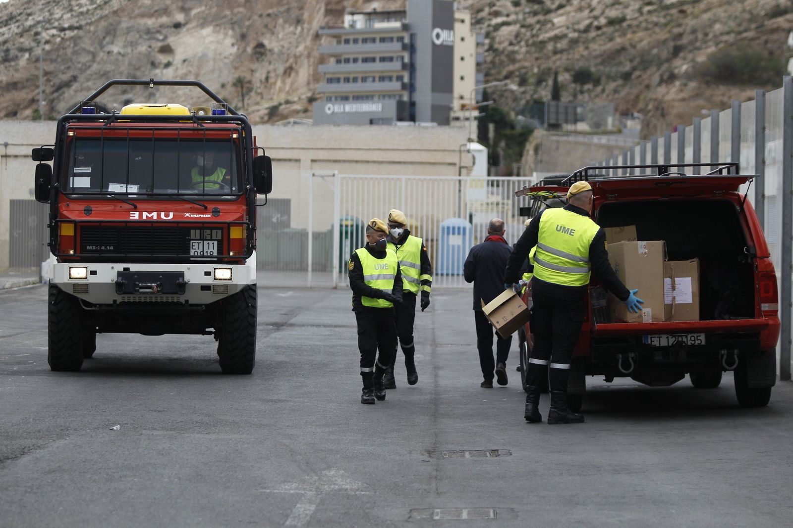 Fotogalería Coronavirus. Actuación UME en Almería.
