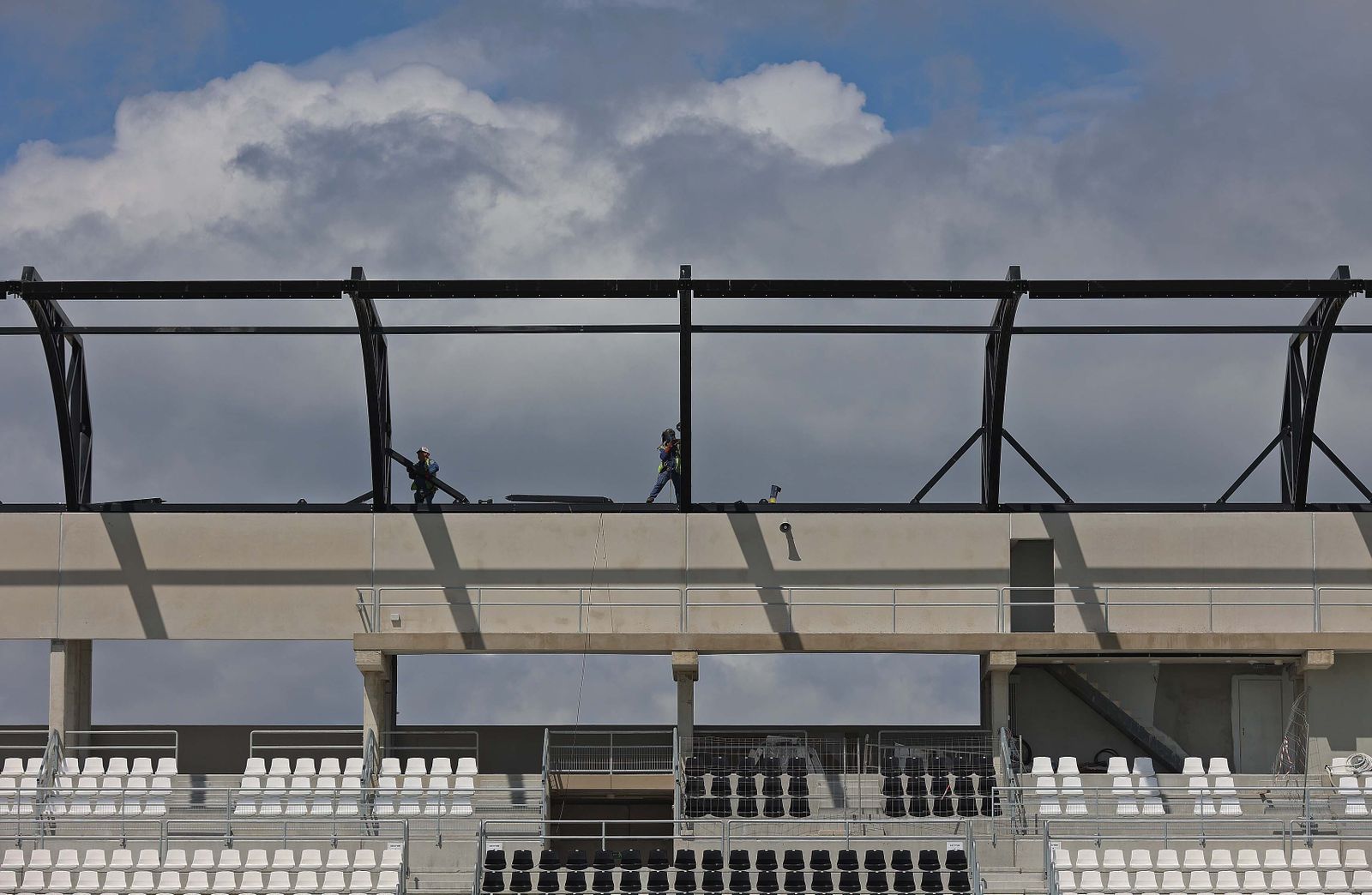 El estadio Ciudad de La Línea, en imágenes