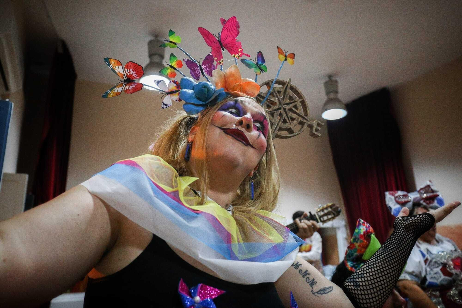 Ambiente en camerinos