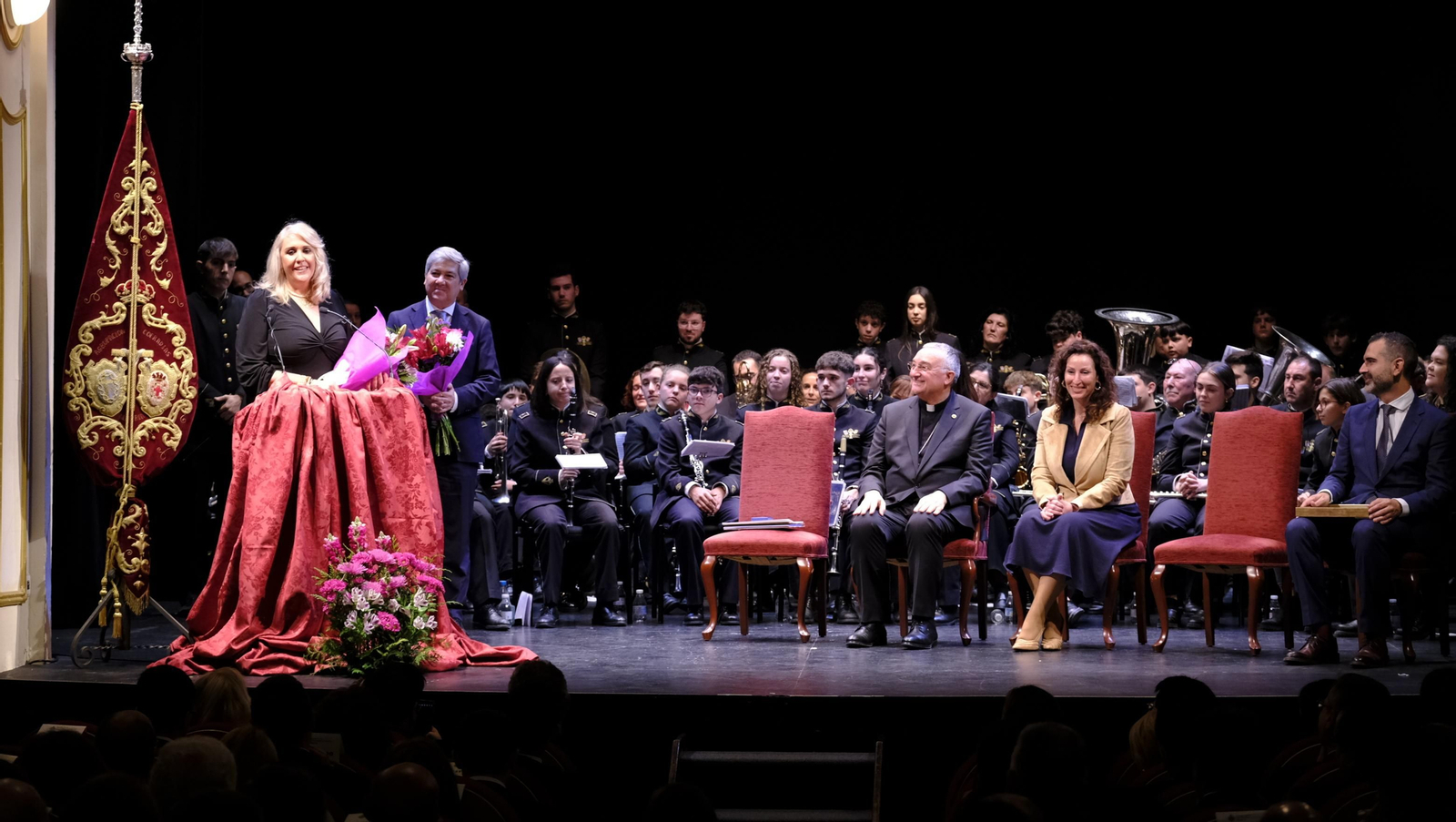 Raquel Criado pregona la Semana Santa Almería 2024, en imágenes