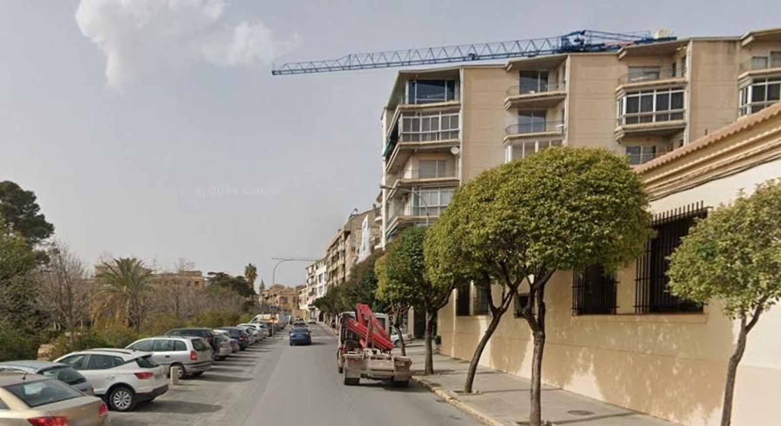 Calle Álamos de Alcalá la Real.