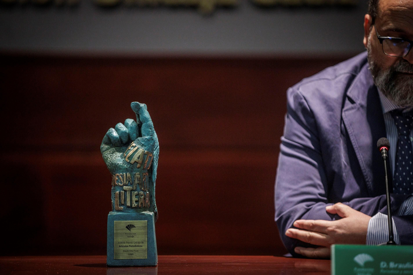 El galardón a los artículos periodísticos es uno de los cuatro convocados.