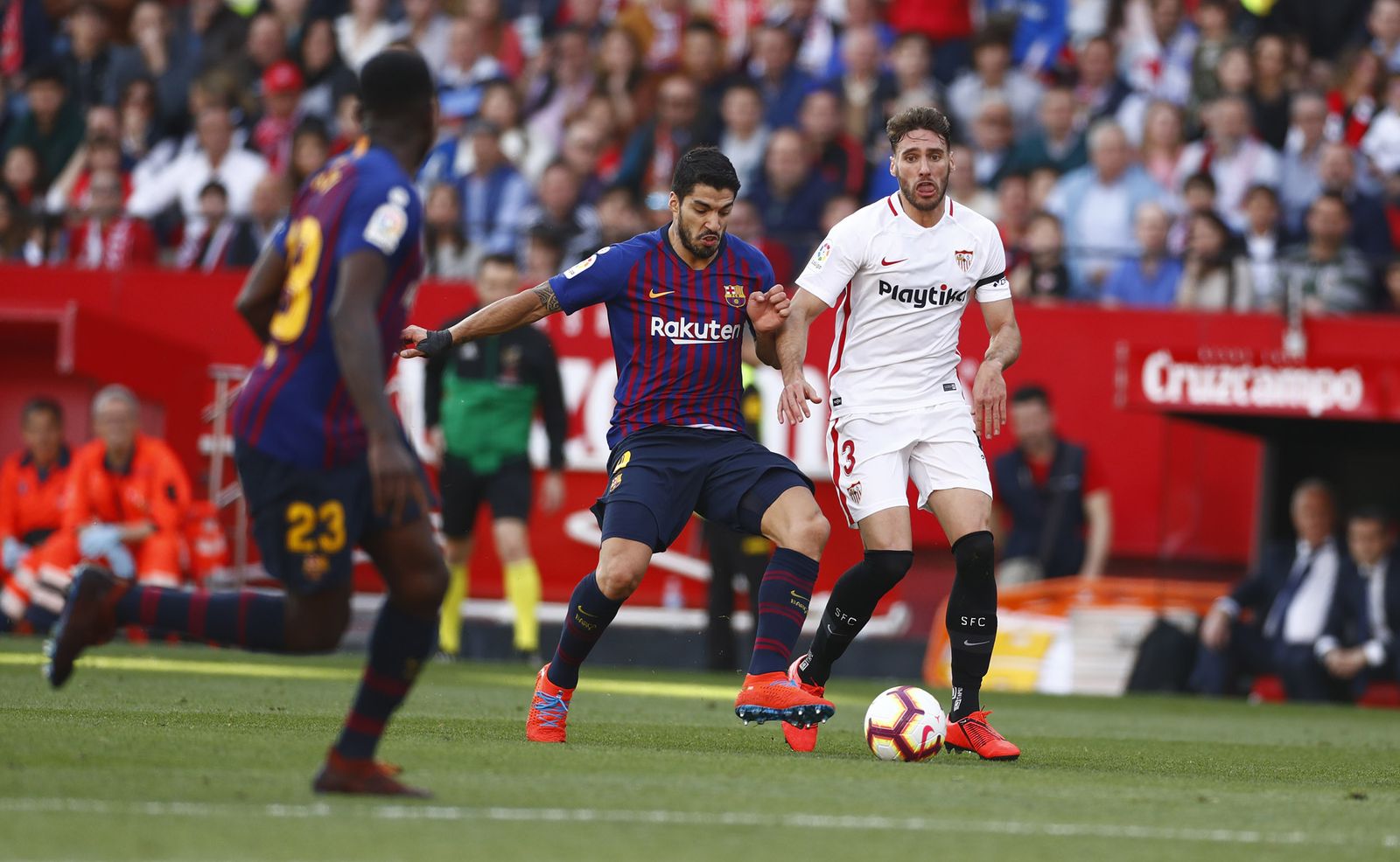 El Sevilla-Barcelona, en imágenees
