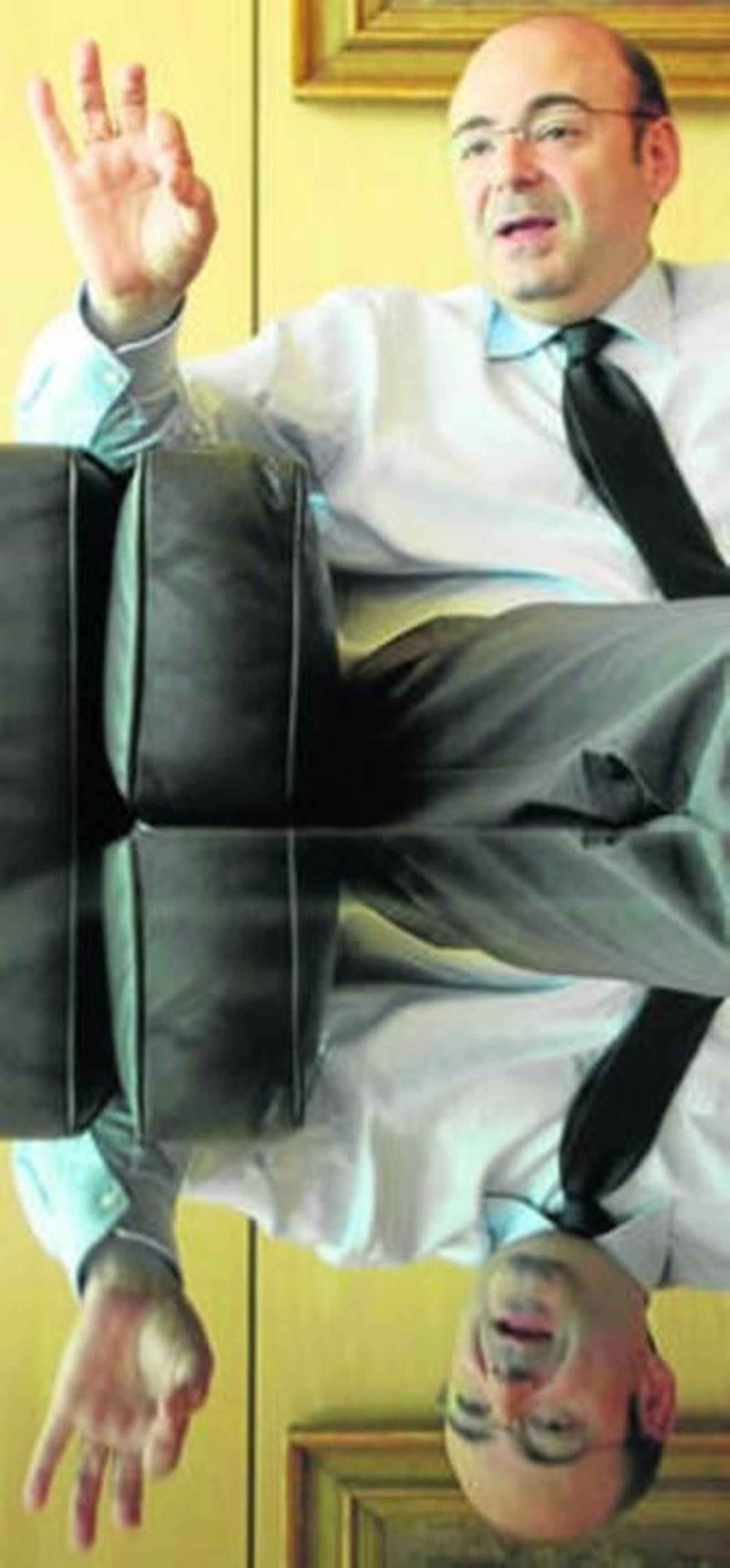 Sebastián Pérez, el pasado jueves, en su despacho.