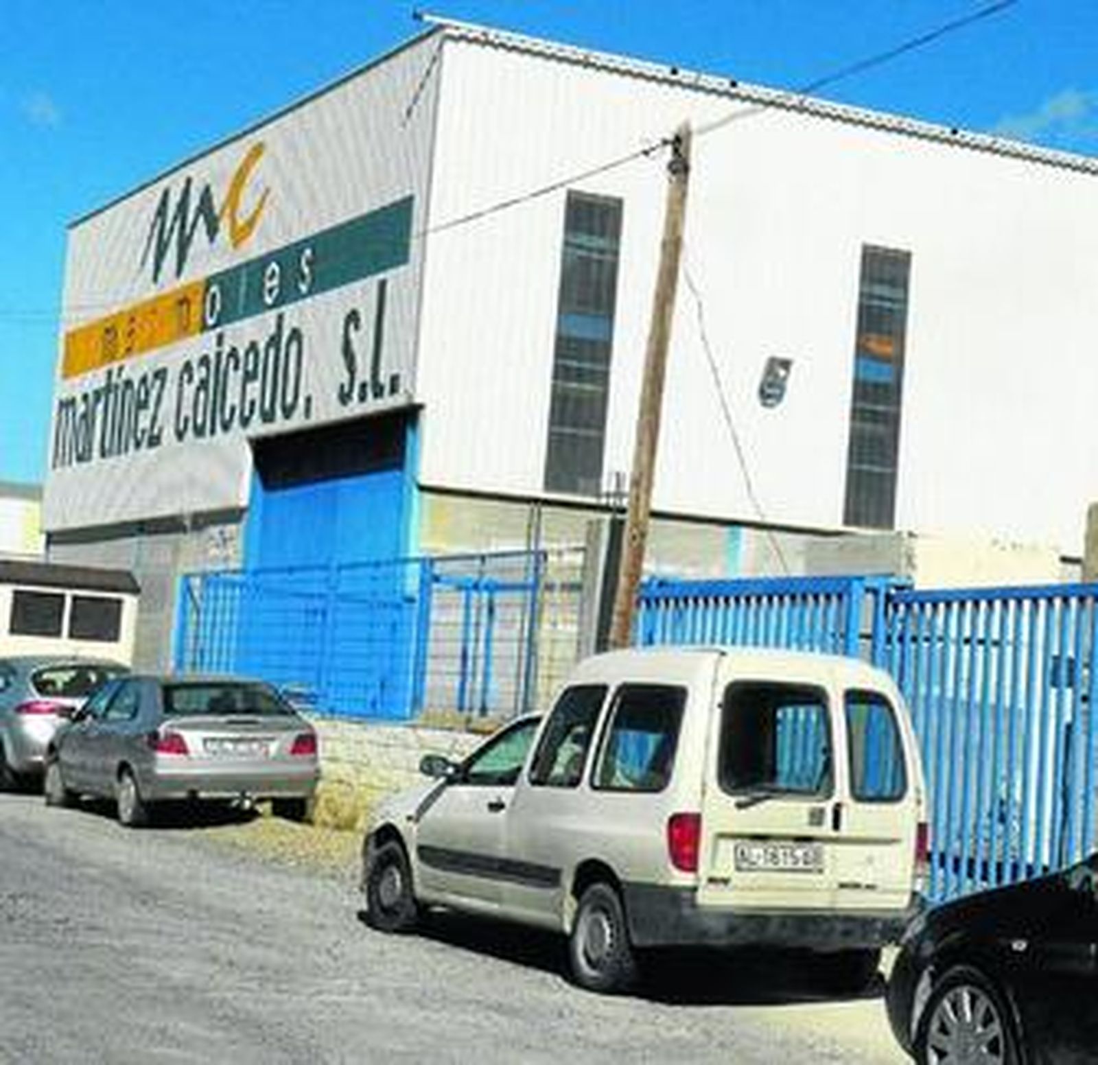 La empresa llevaba apenas un año instalada en el Polígono Las Palmeras.