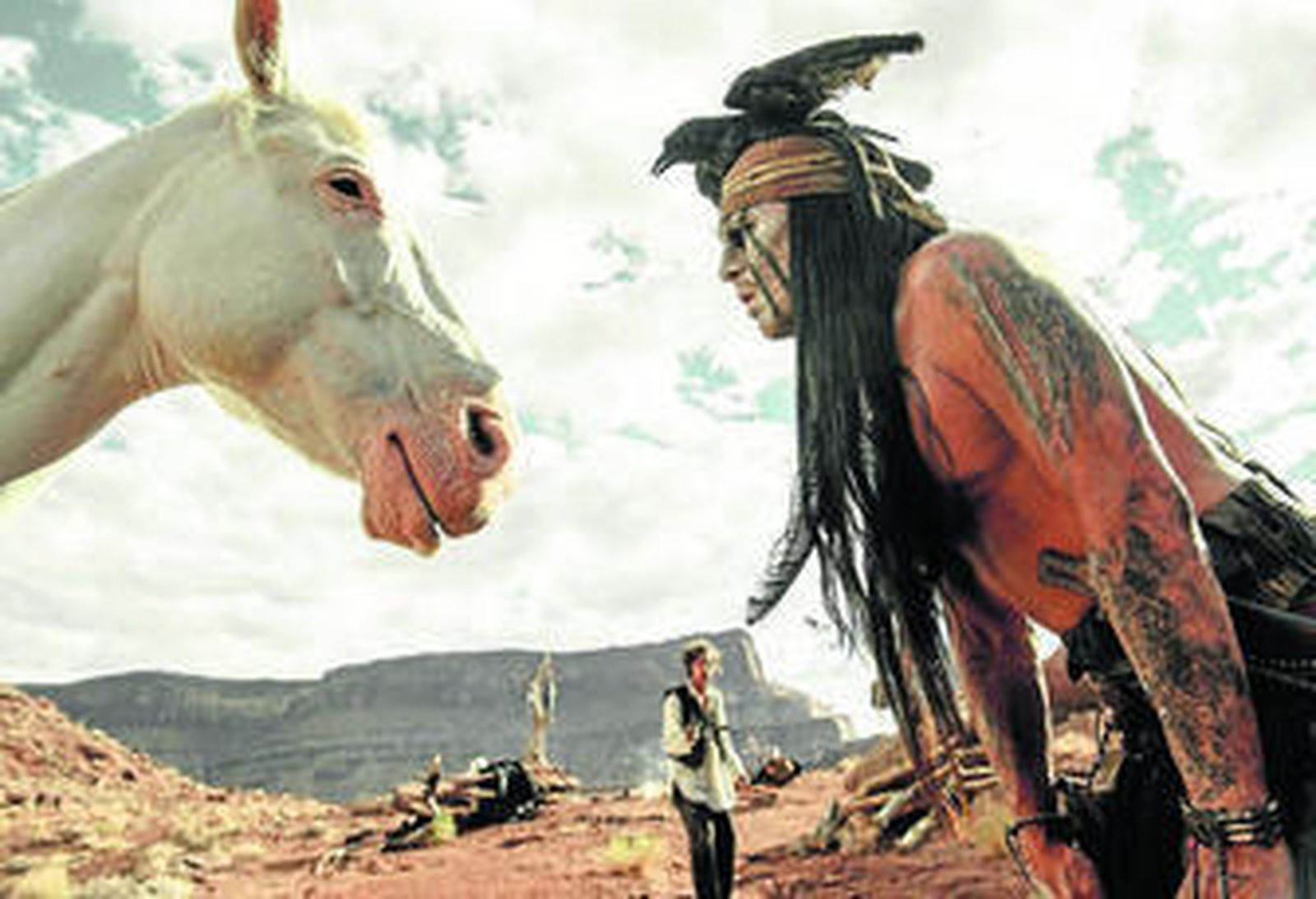 Johnny Depp, el gran reclamo comercial del proyecto, en una escena del filme dirigido por Gore Verbinsky.