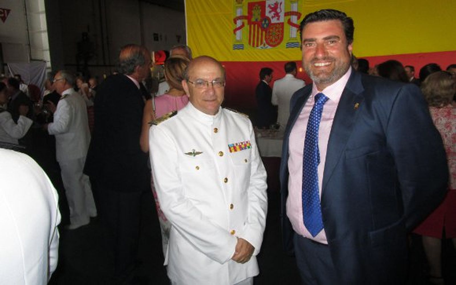 José Caravaca de Coca con Patricio Poullet.

Foto: Ignacio Casas de Ciria