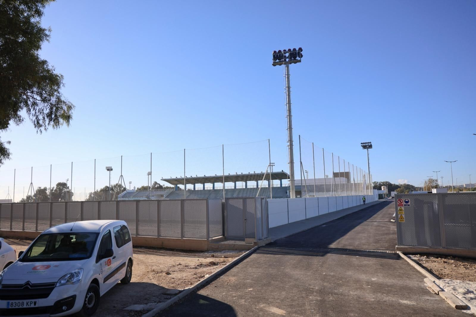 Así van las obras de La Academia del Málaga a días de su inauguración