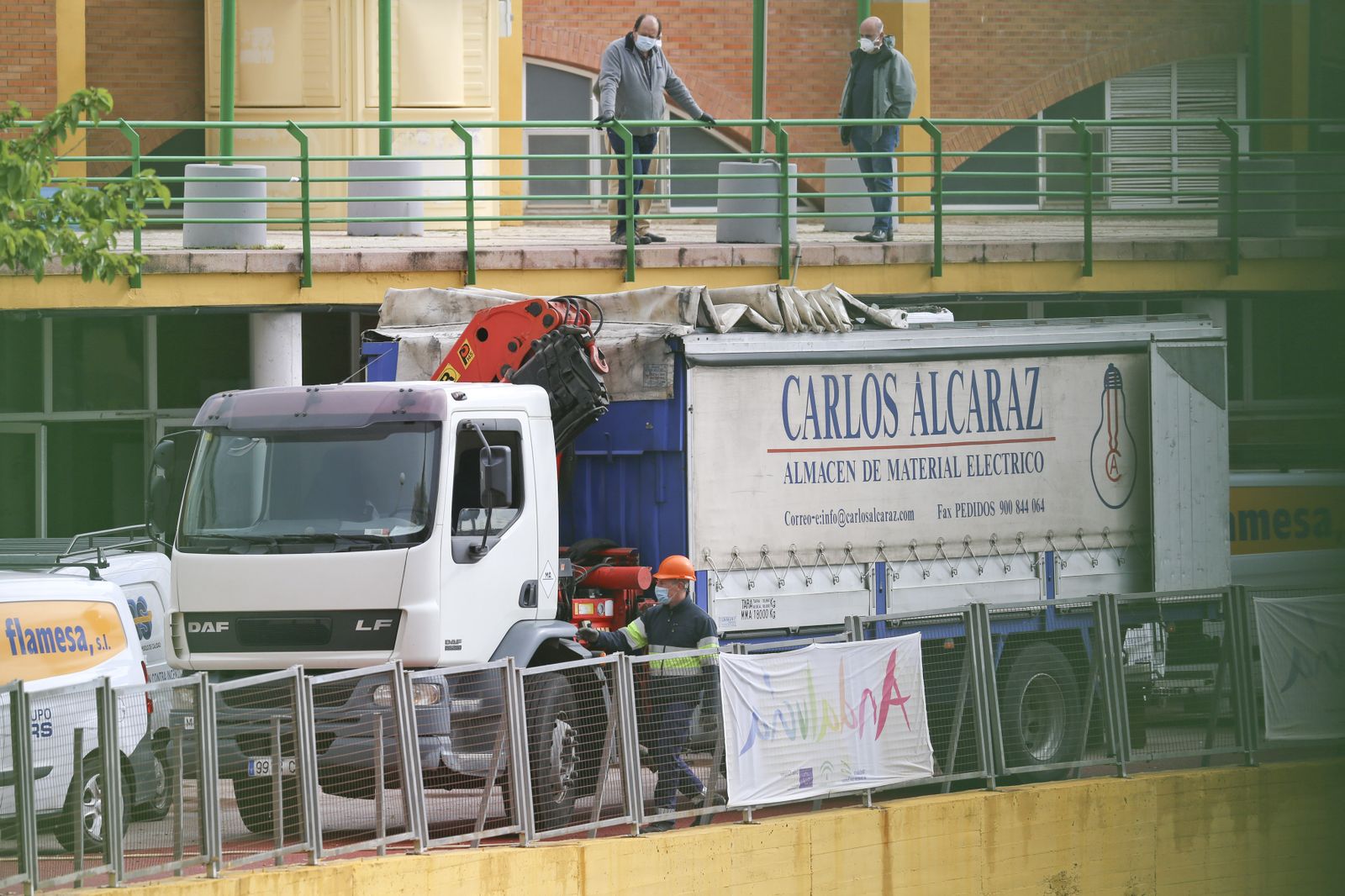 Carranque se convierte en un hospital de campaña