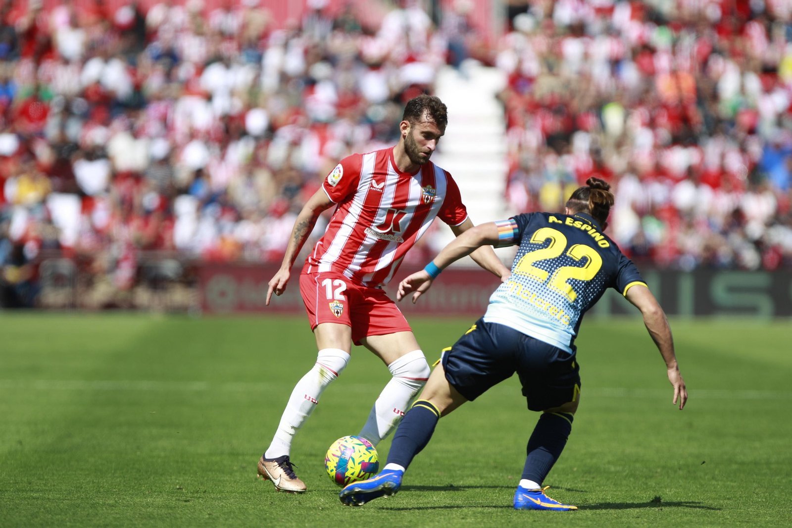 Imágenes del partido de la Liga Santander U.D. Almería-Cádiz C.F.