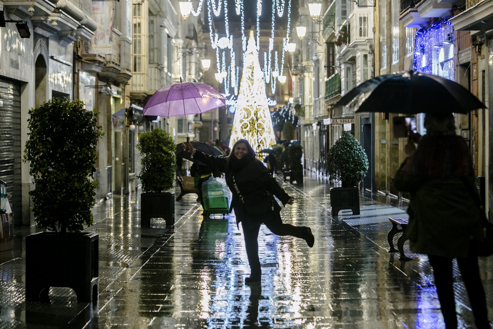 Fotos del alumbrado extraordinario de Navidad.