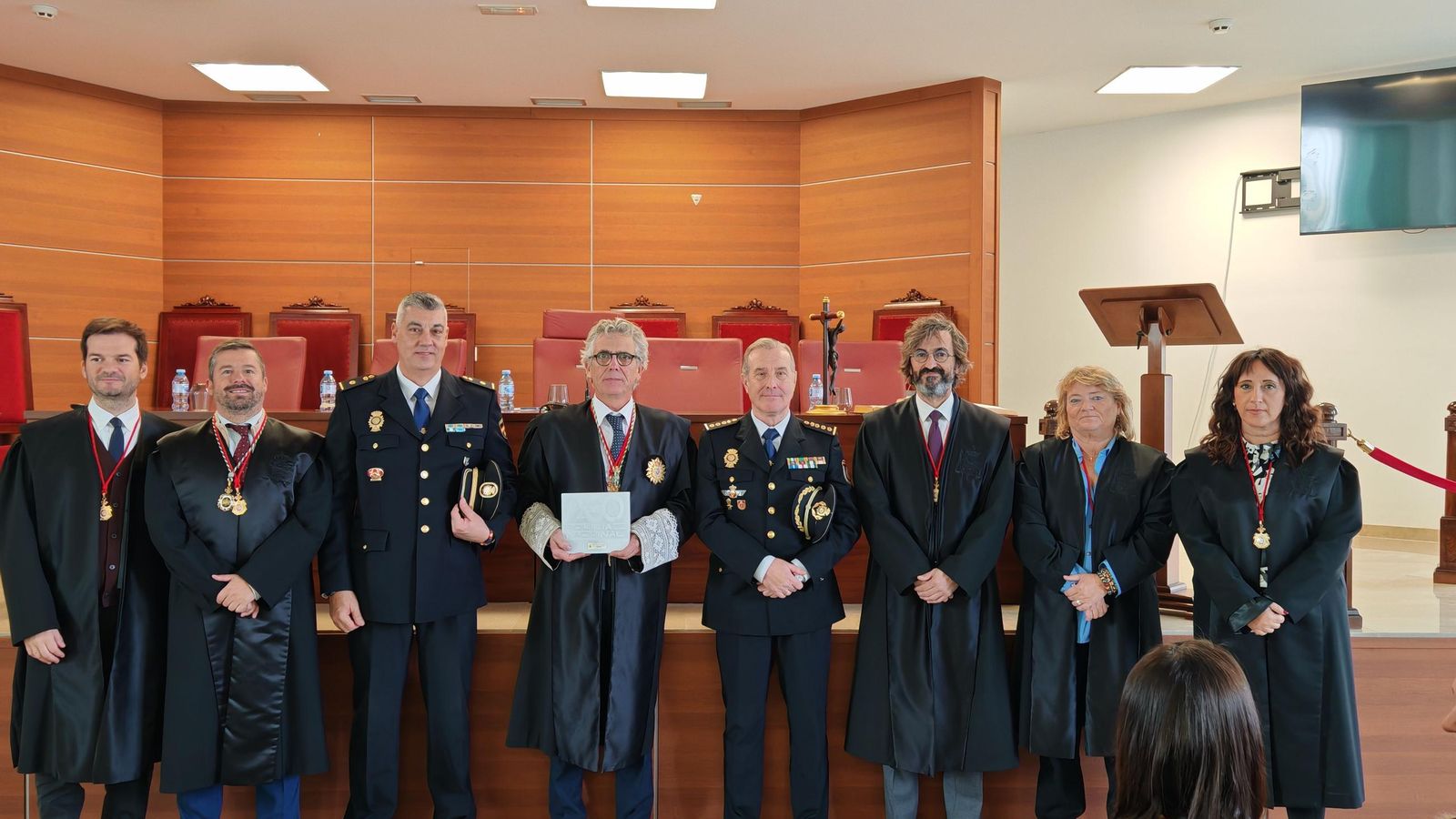 La Policía Nacional ha reconocido la colaboración de este cuerpo con el Colegio.