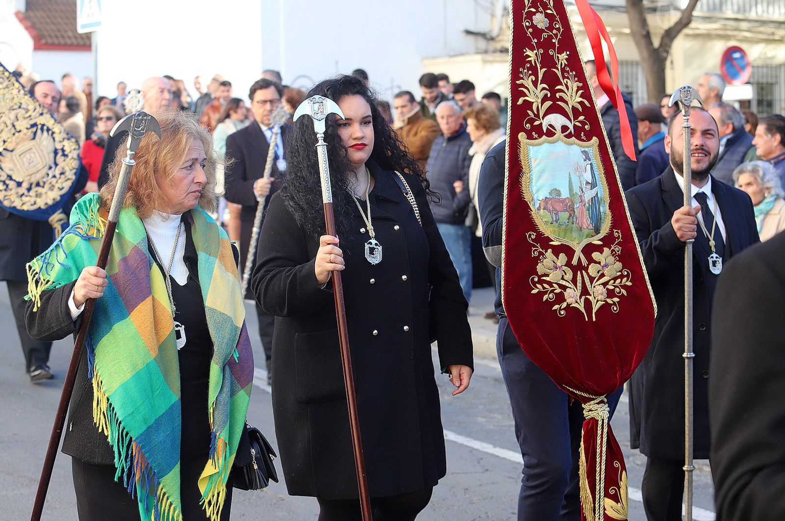 Imágenes de la procesión de San Sebastián en Huelva