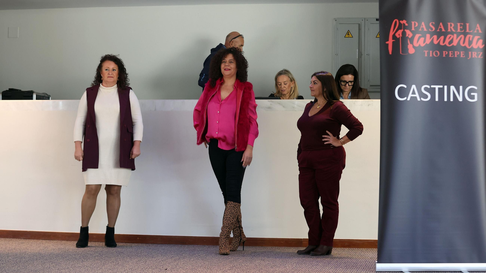 Imágenes del casting para la Pasarela Flamenca Jerez Tio Pepe 2026