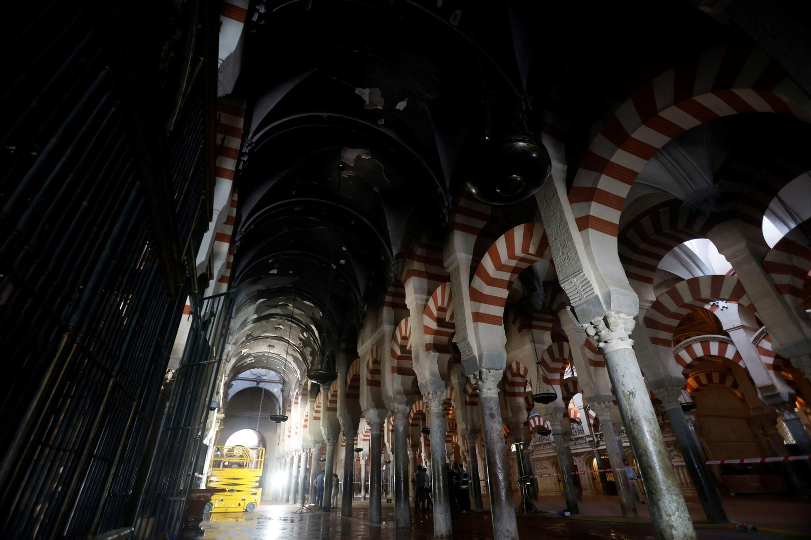 Así ha quedado la Mezquita-Catedral tras el incendio