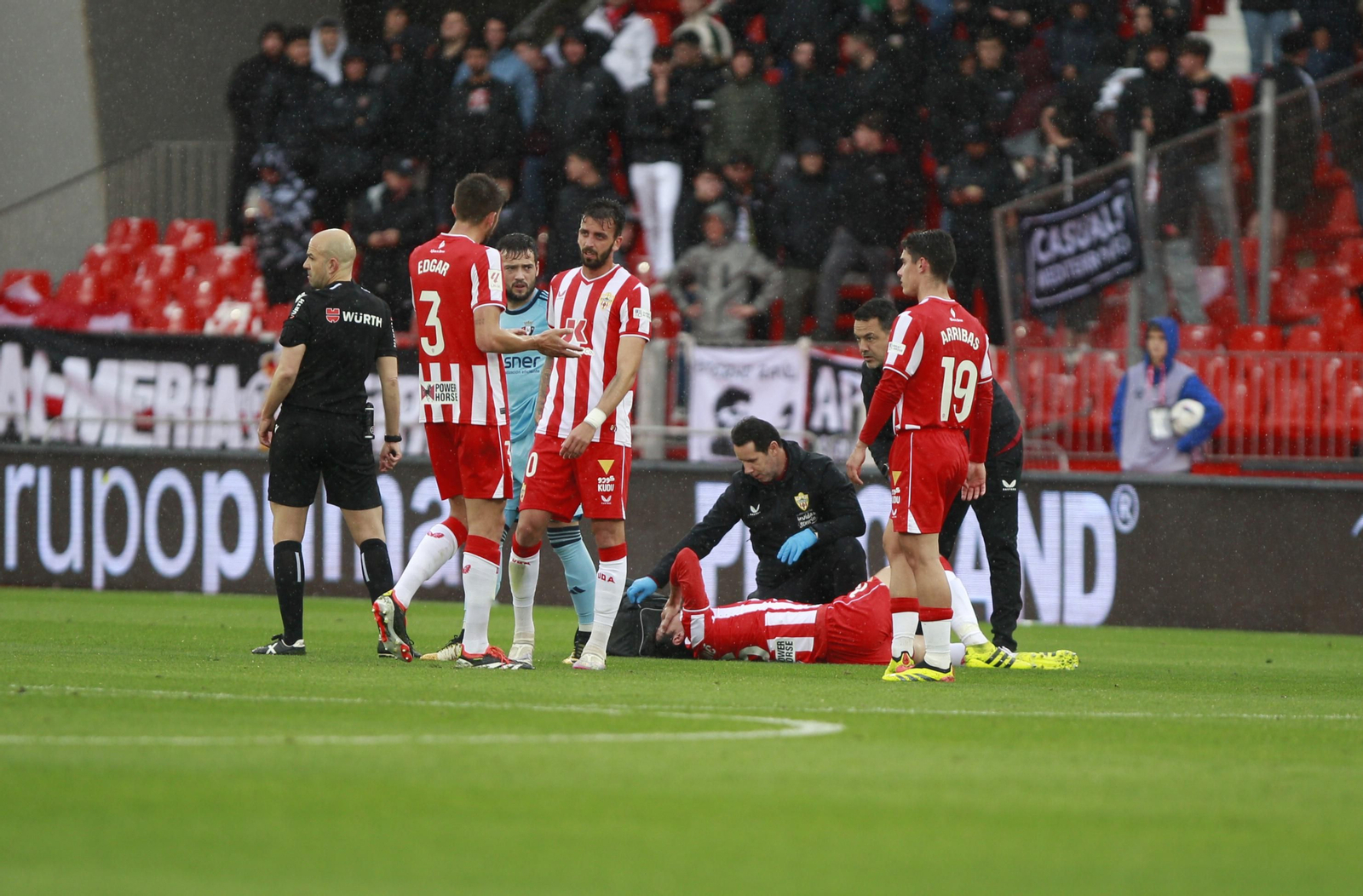 Las mejores imágenes del partido de fútbol U.D. Almería-C.A. Osasuna