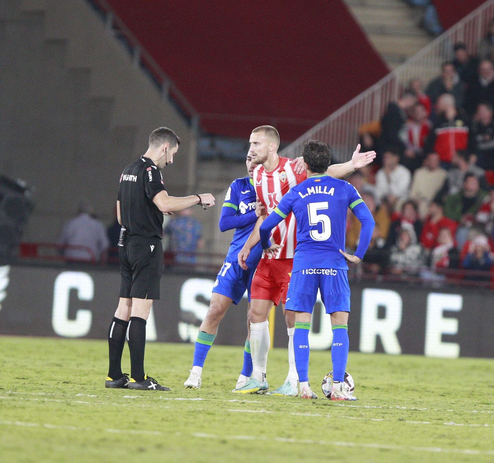 Imágenes del partido de fútbol U.D. Almería-Getafe C.F.
