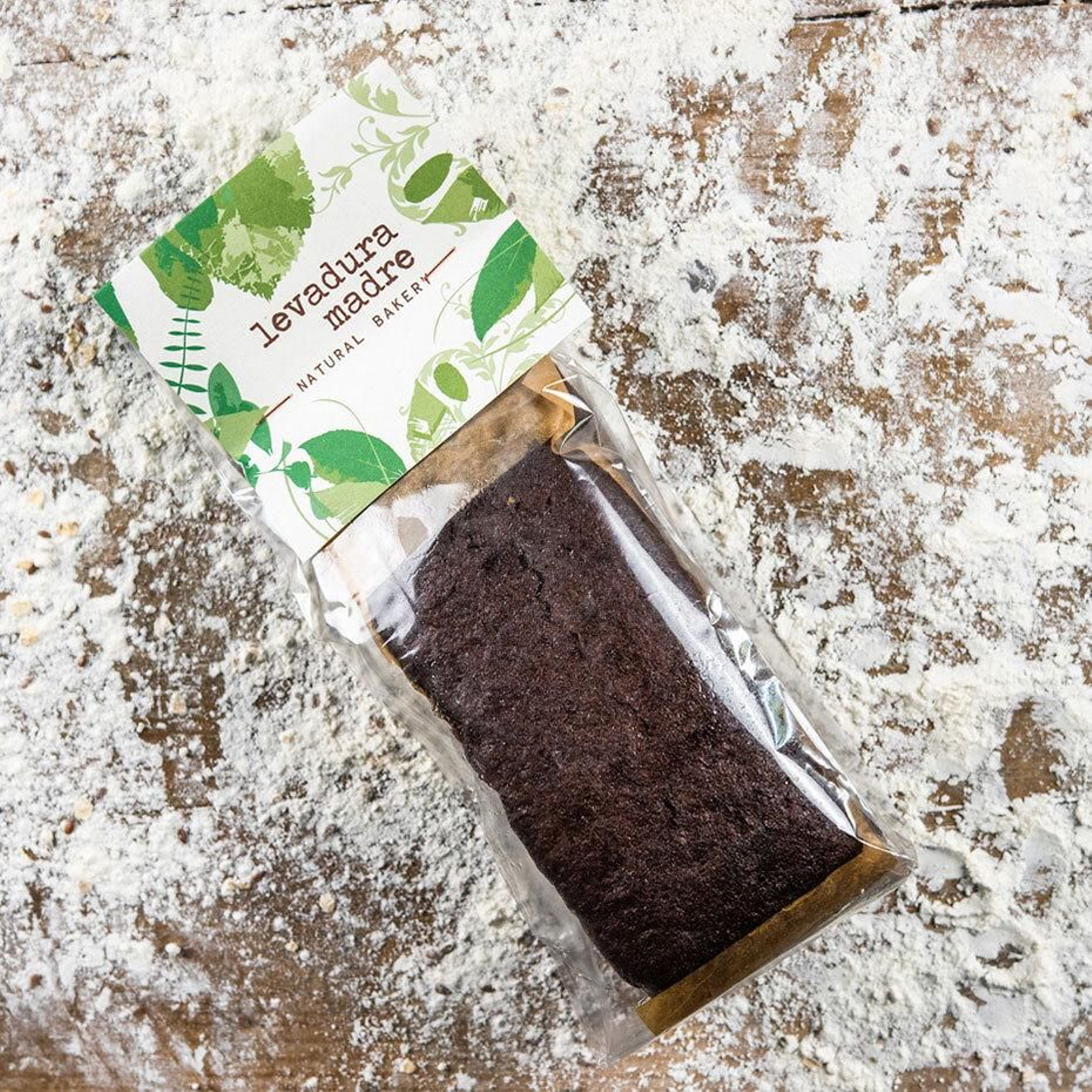 Bizcocho de chocolate de 'Levadura madre de Natural Bakery'. Bizcocho de chocolate de 'Levadura madre de Natural Bakery'.