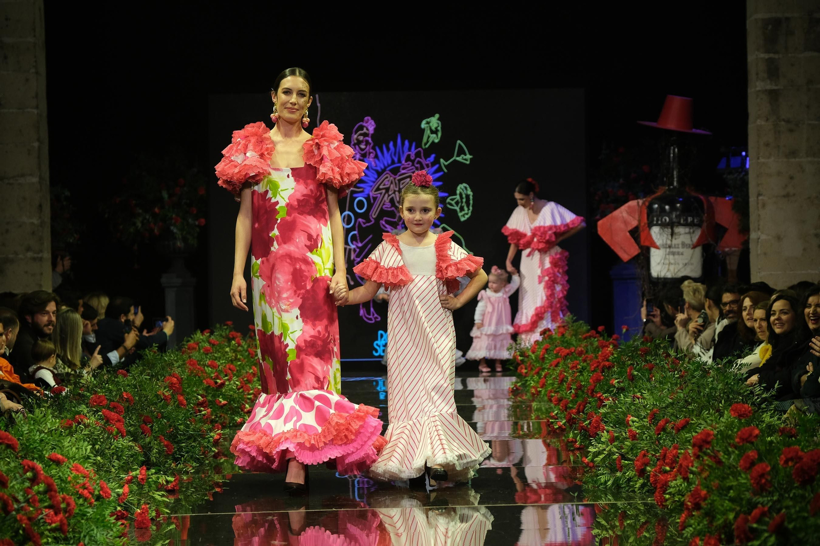 Desfile de Rocío Segovia en la Pasarela Flamenca Jerez Tío Pepe 2023