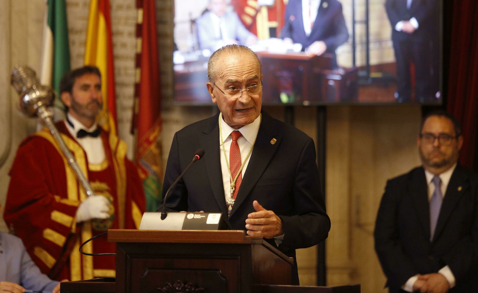 Las fotos de la constitución del Ayuntamiento de Málaga