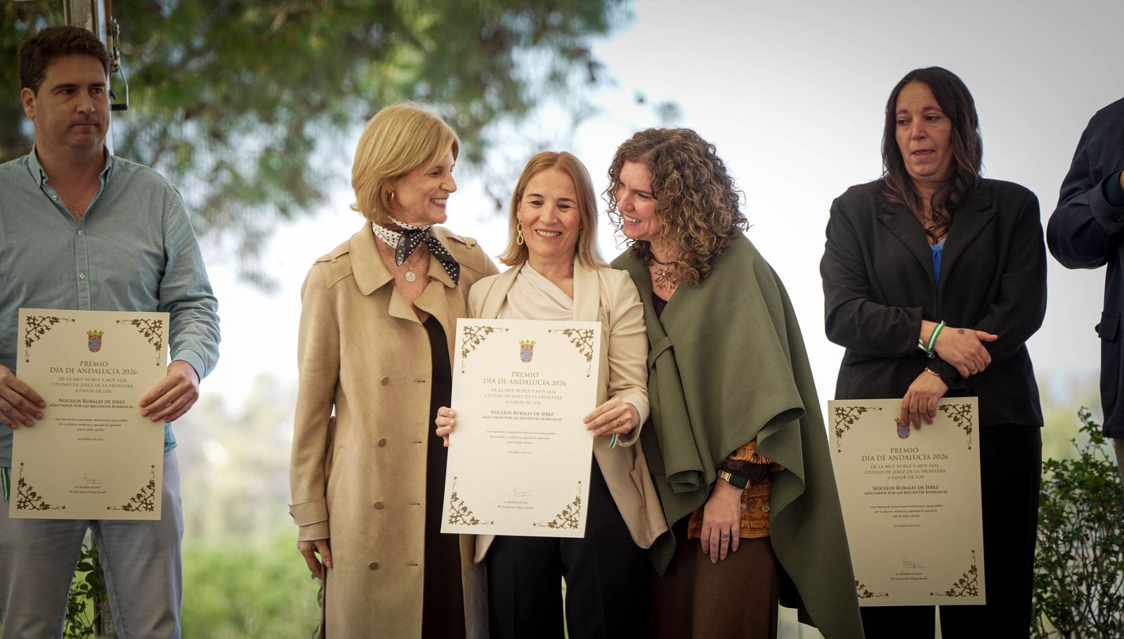 Imágenes de la entrega de Premios de Andalucía a los Núcleos Rurales de Jerez