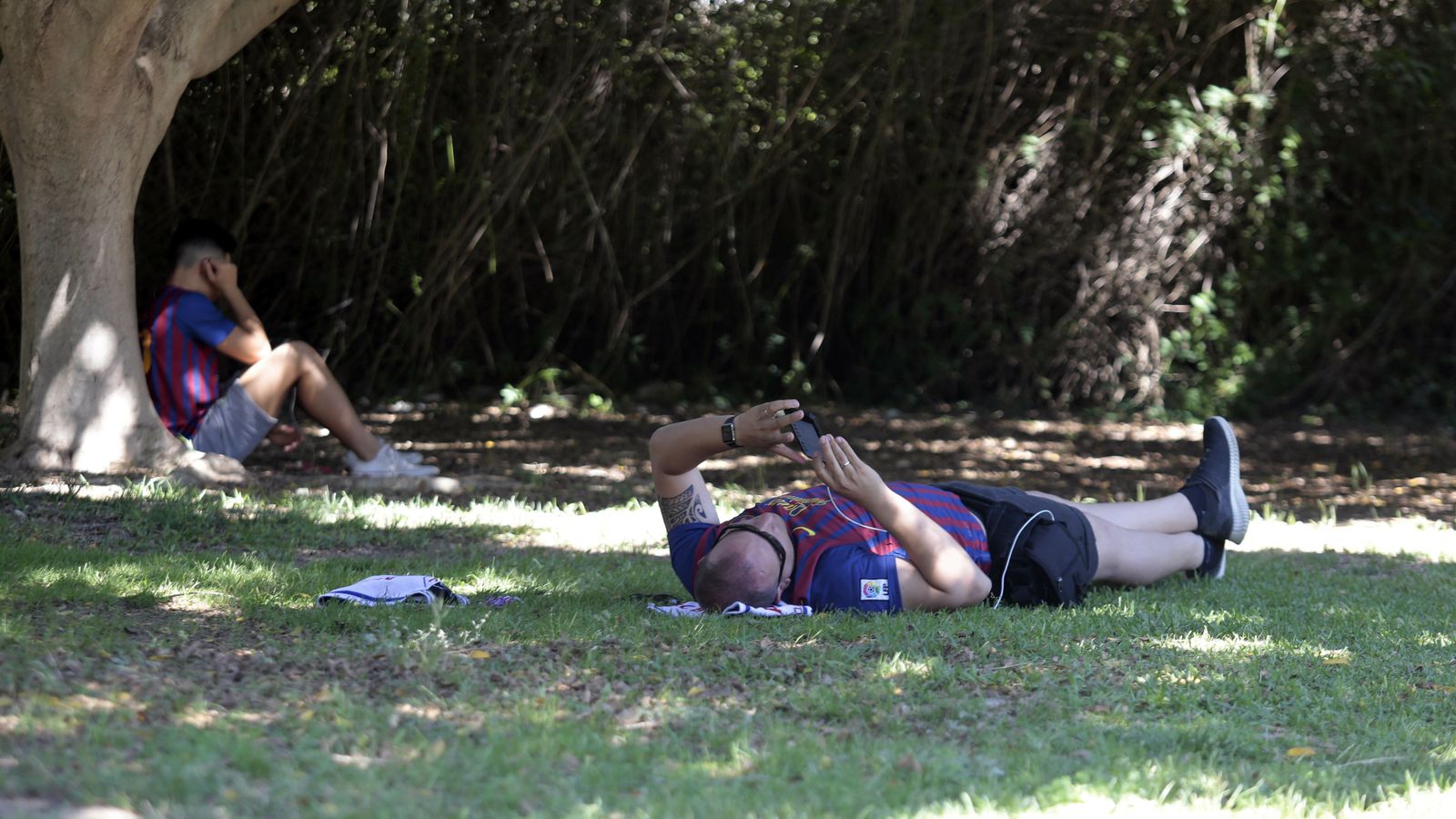 Las imágenes de la afición del Barcelona