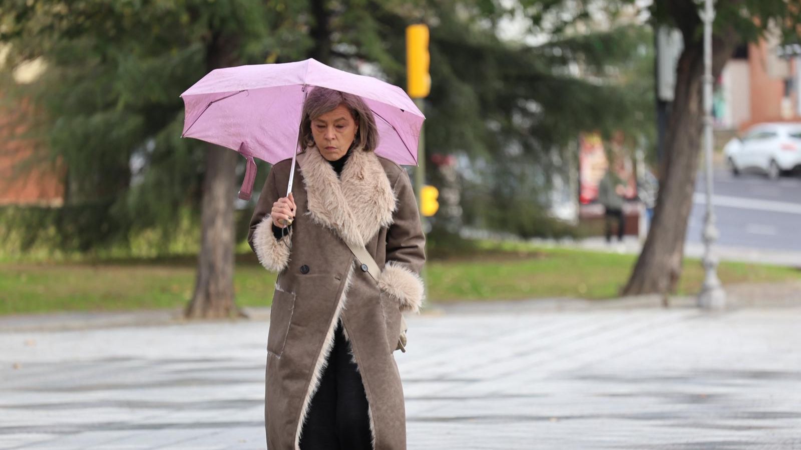 Caen las primeras gotas en la capital este miércoles.