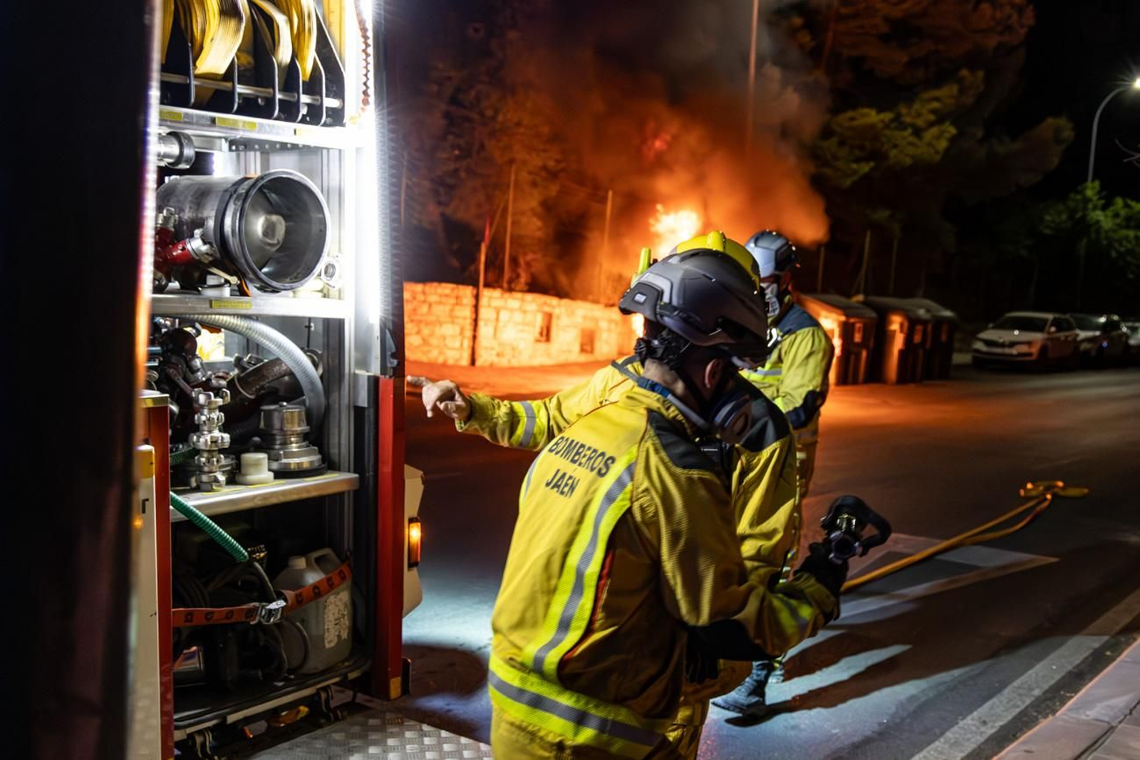 Un día junto a los bomberos de Jaén