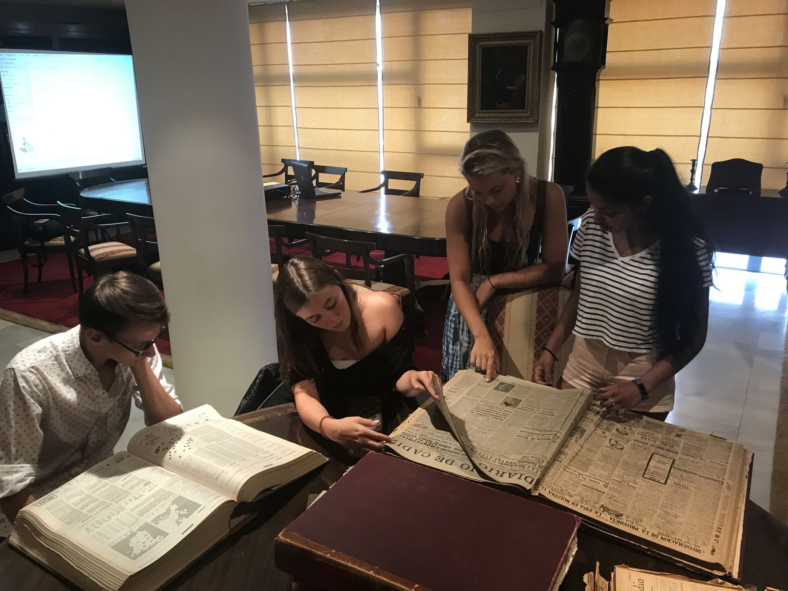 Visita de Erasmus Mundolengua. 31-07-2019