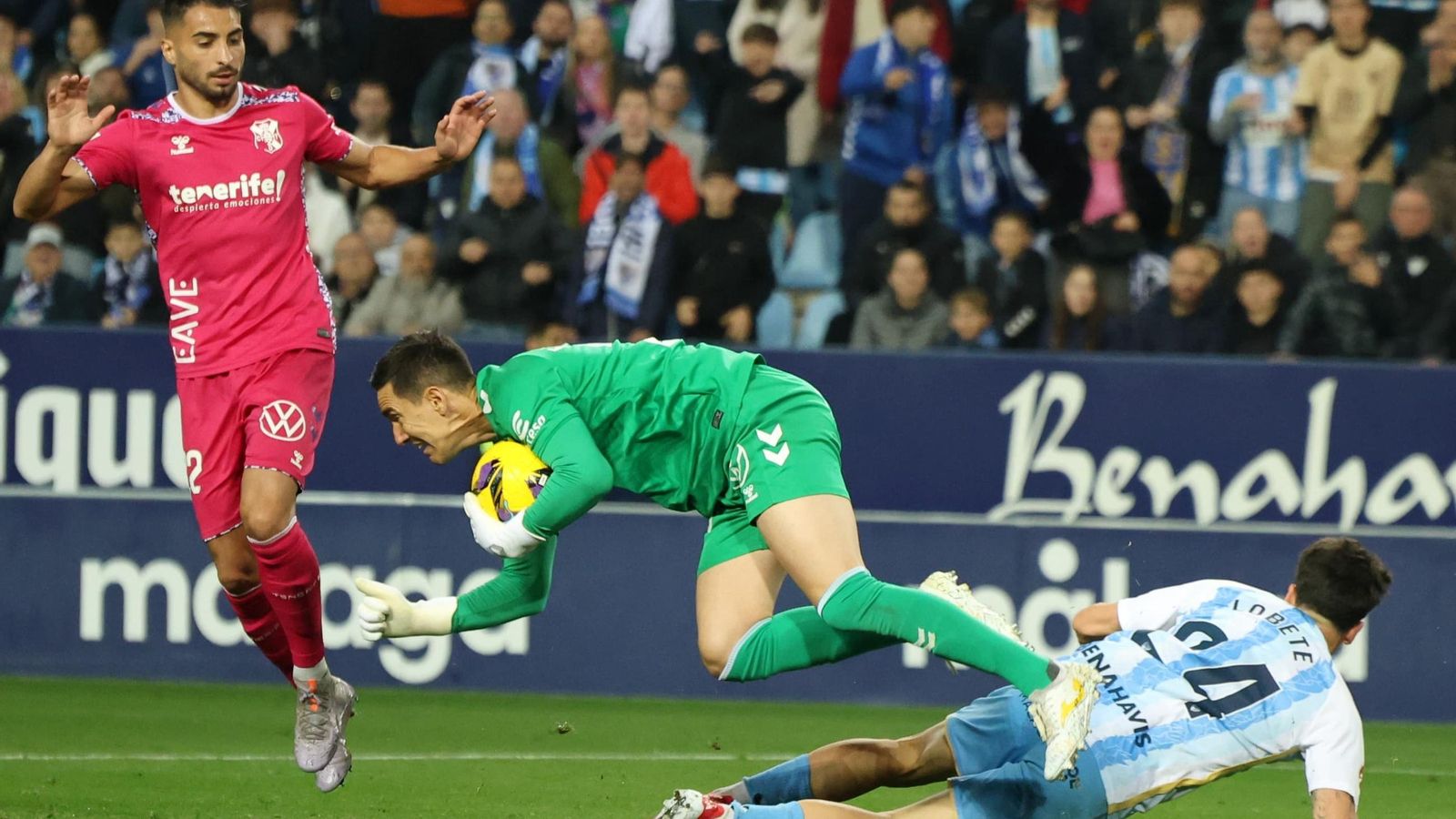 El Málaga CF-CD Tenerife, en fotos