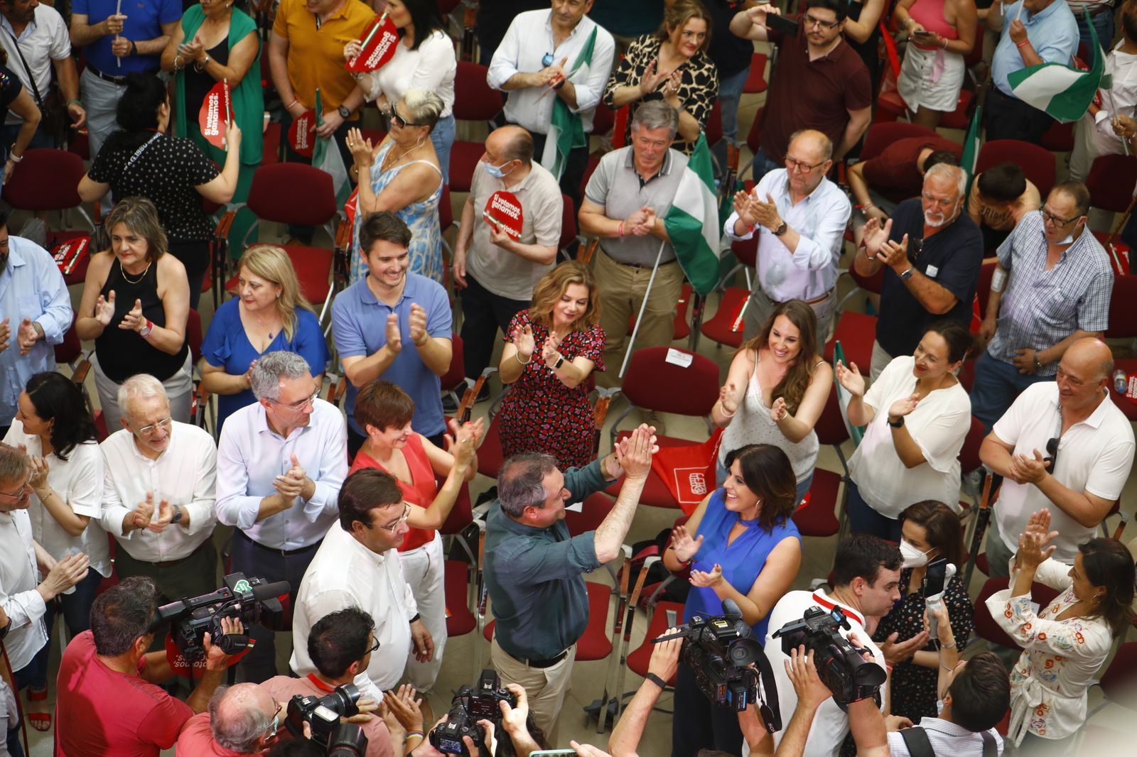 Elecciones Andalucía: La visita de los barones del PSOE en Córdoba, en imágenes