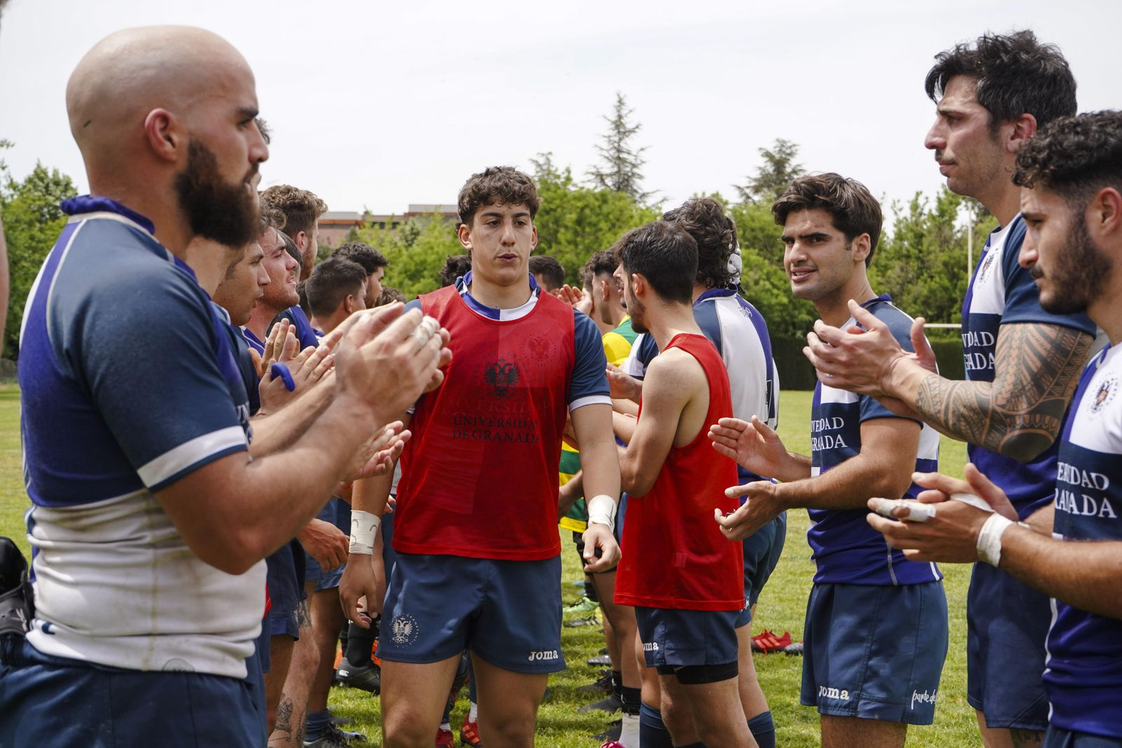 Las mejores fotos del partido del ascenso a División de Honor B de rugby entre Universidad de Granada y Portuense