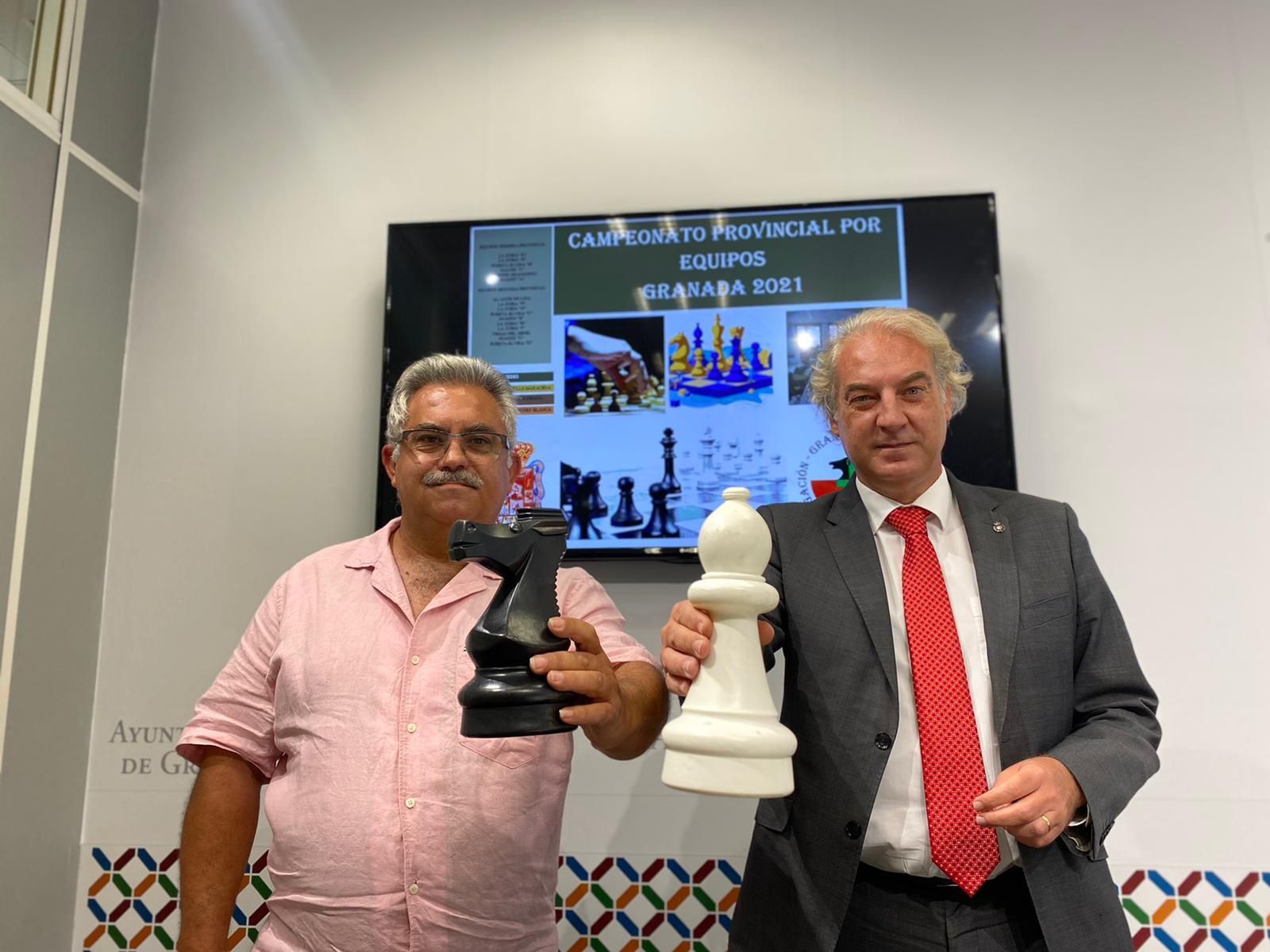 Orantes (i) y Huertas, durante la presentación de la competición