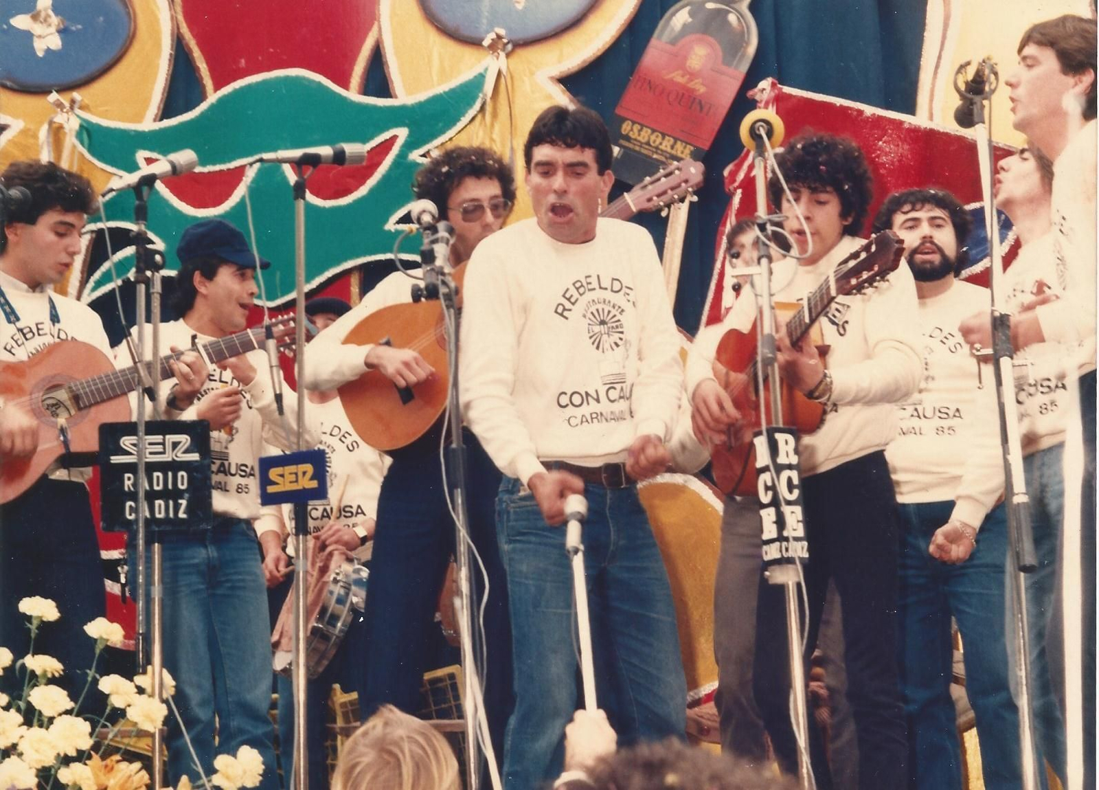 1985. Comparsa 'Rebeldes con causa'.