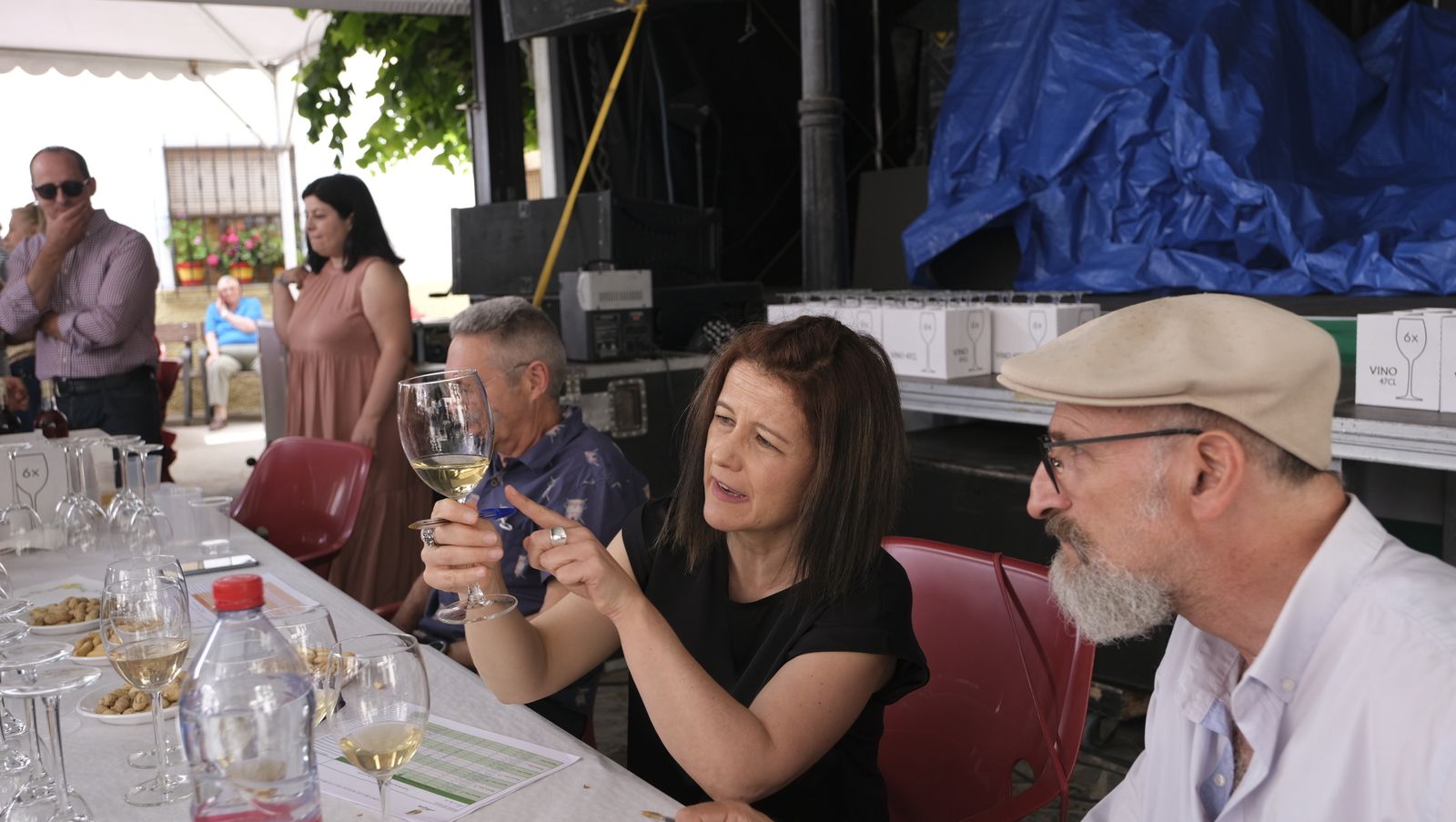 Imágenes del concurso de cata de vinos de las Fiestas de Abrucena 2022