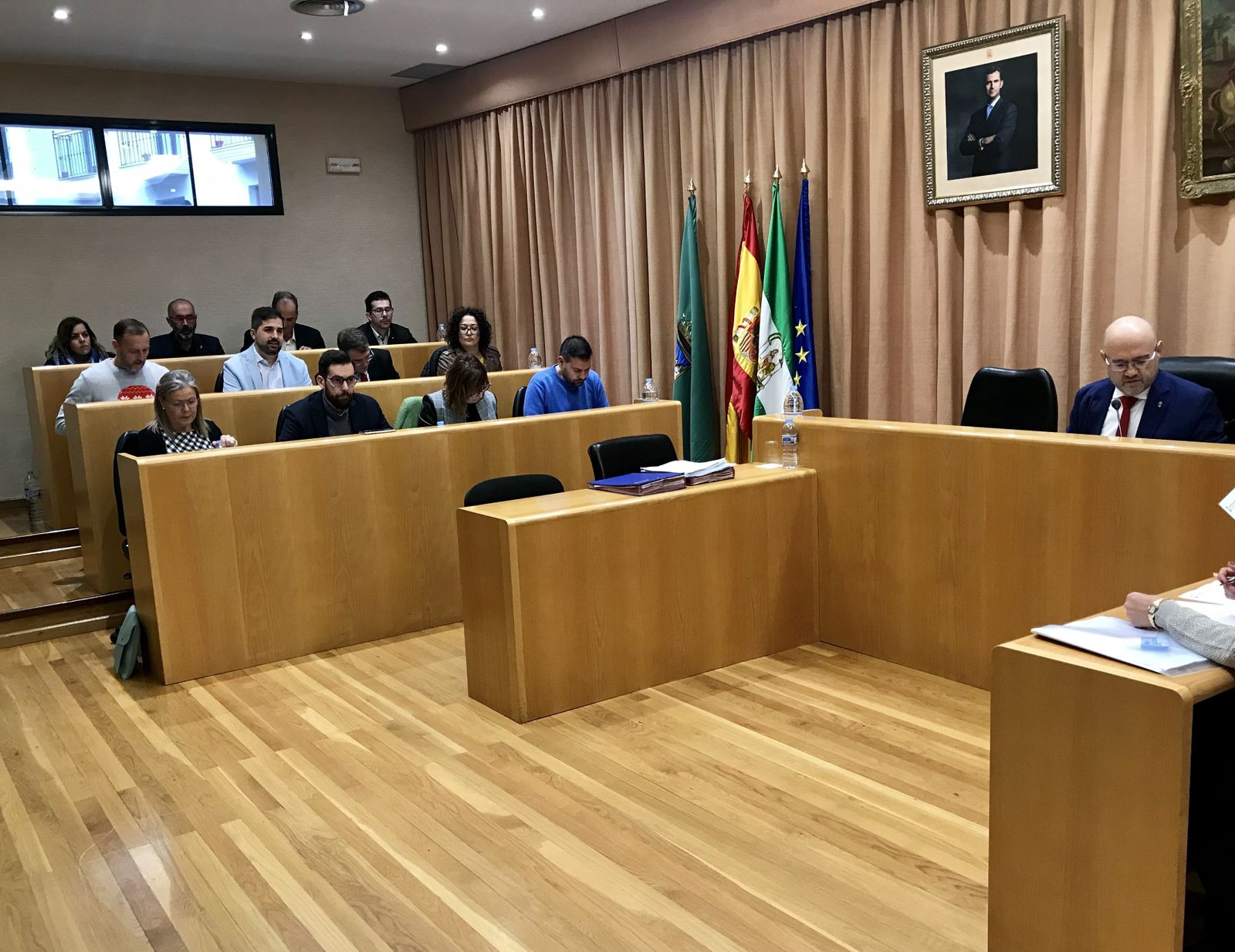 Pleno del Ayuntamiento de Vélez-Málaga.