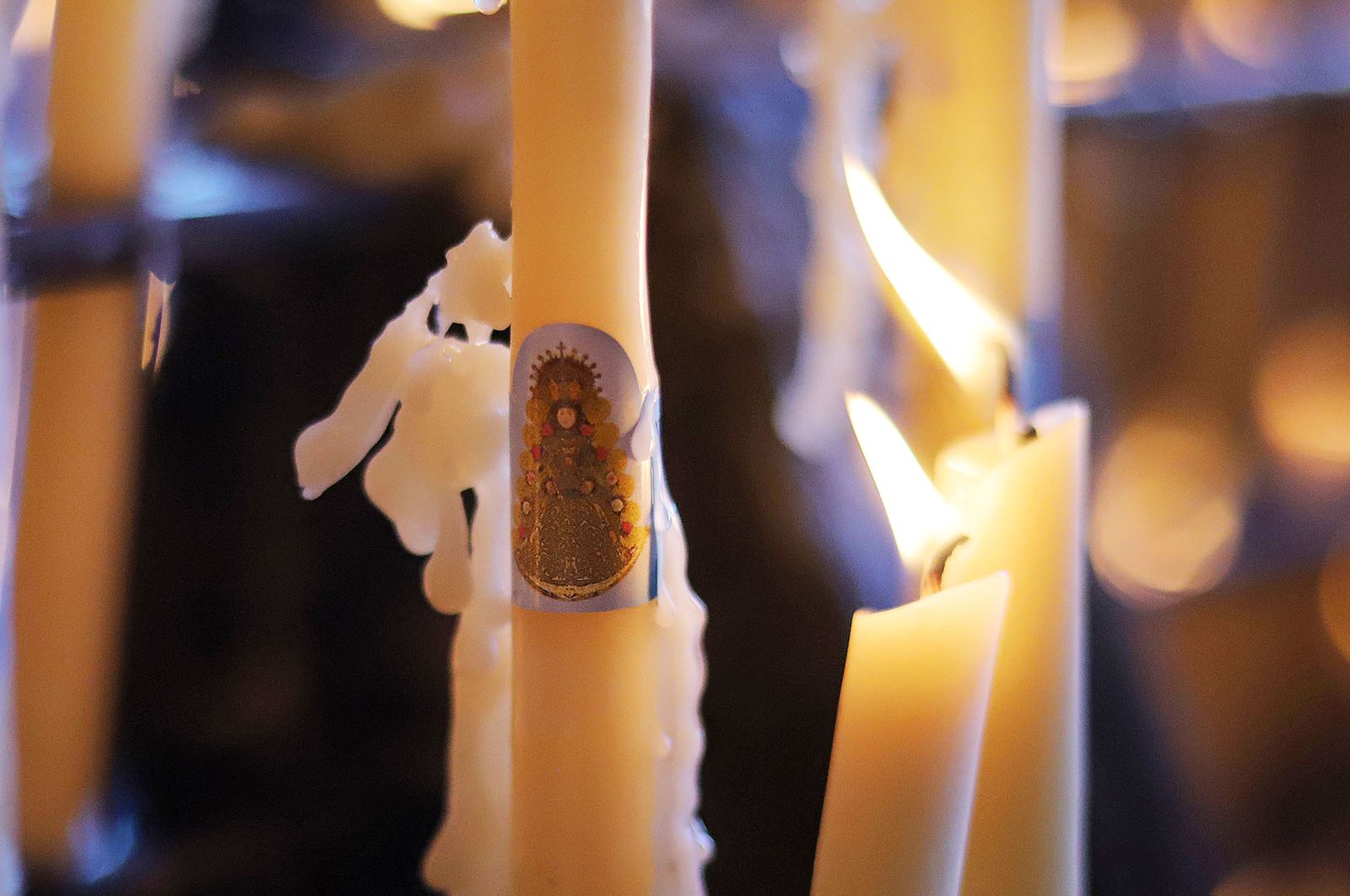 Imágenes del ambiente en la aldea del Rocío para celebrar la Candelaria