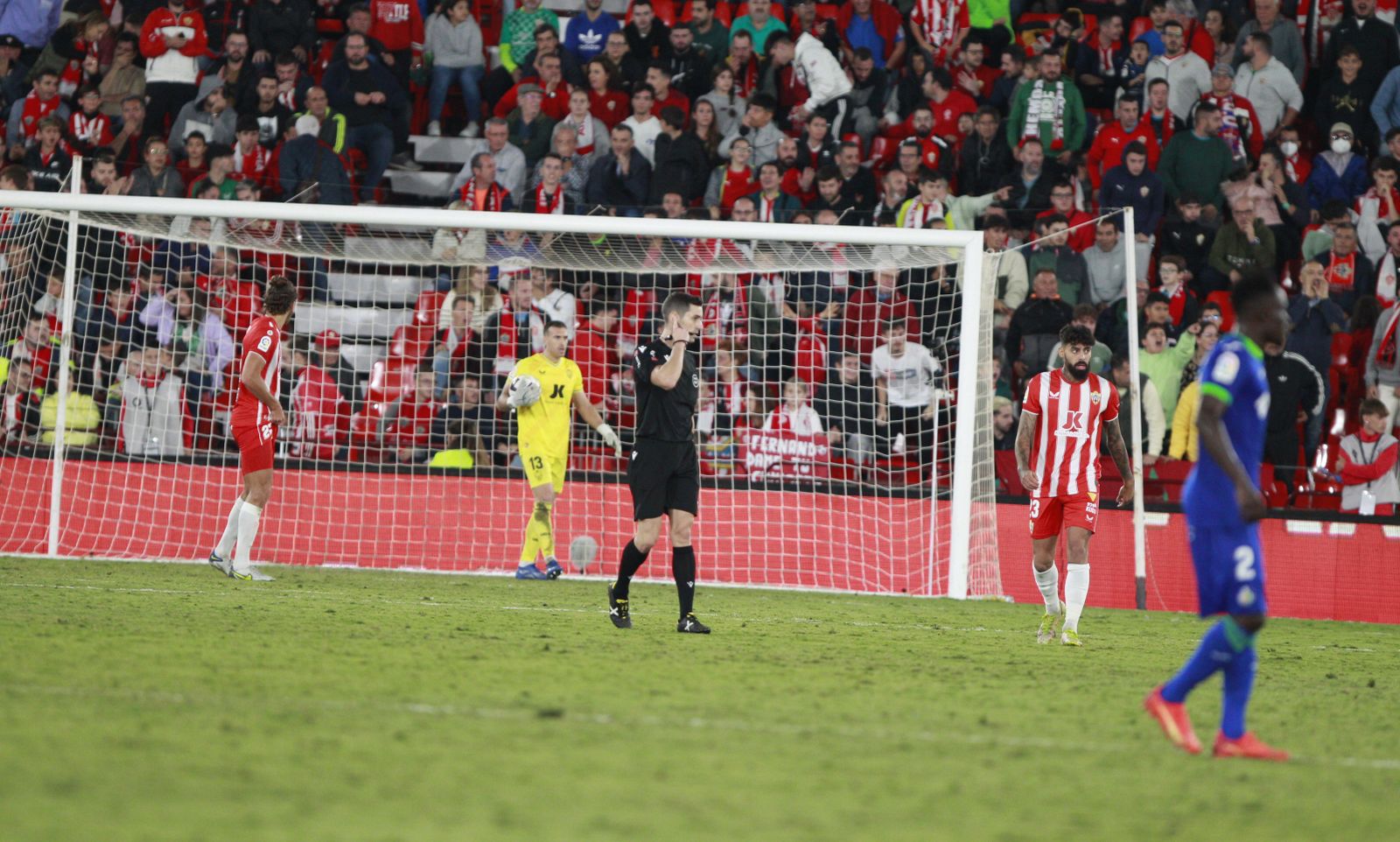 Imágenes del partido de fútbol U.D. Almería-Getafe C.F.