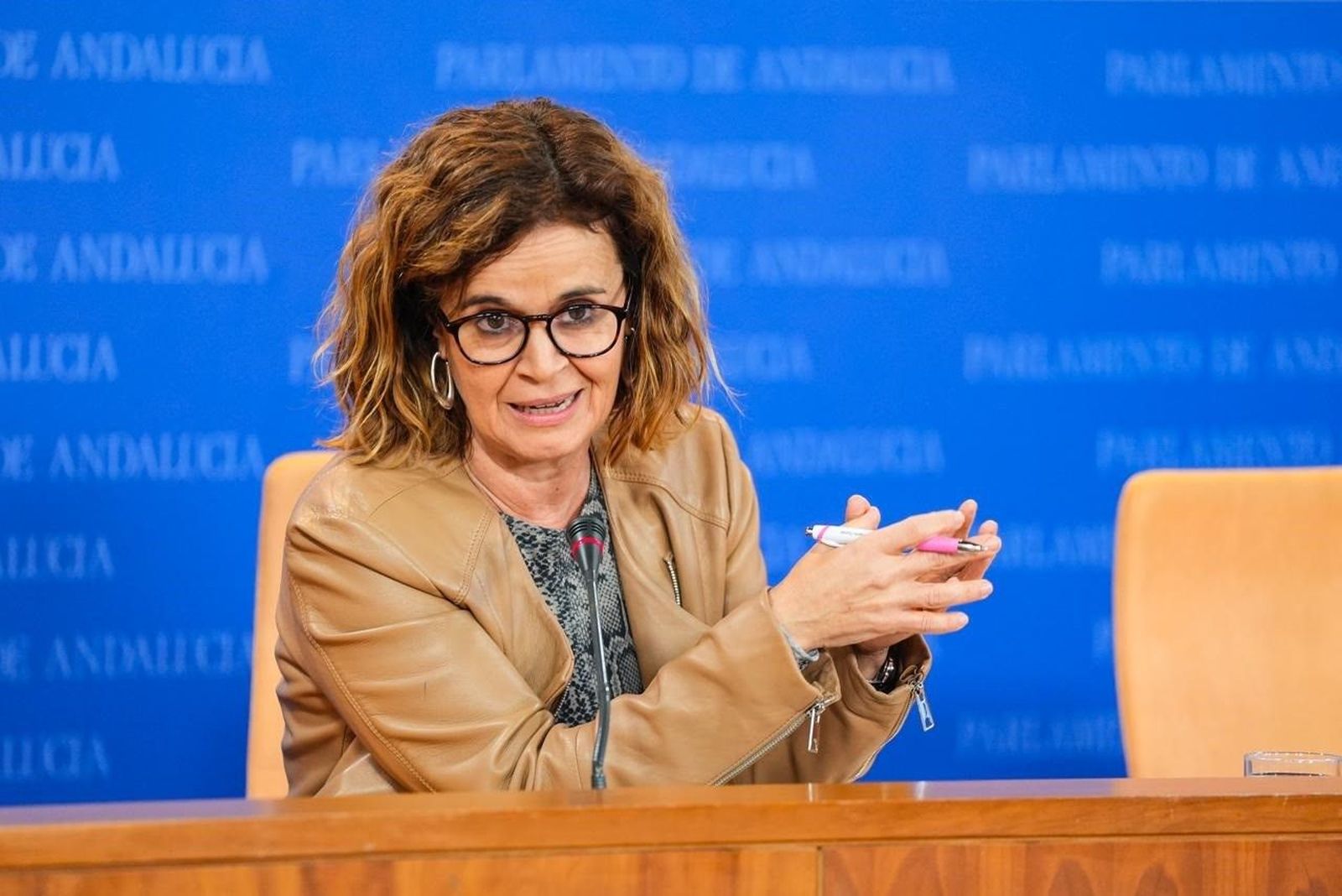 La parlamentaria Esperanza Gómez.